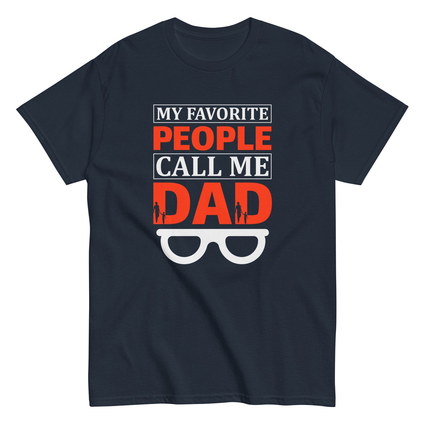 Мъжка класическа тениска МОИТЕ ЛЮБИМИ ХОРА МЕ НАРИЧАТ ТАТО