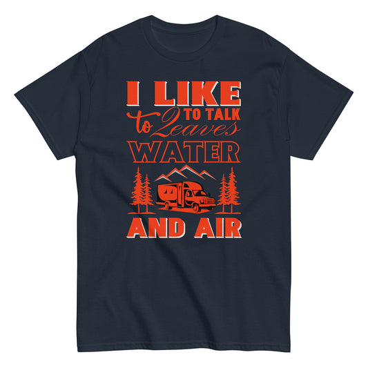 Мъжка класическа тениска ВОДА И ВЪЗДУХ