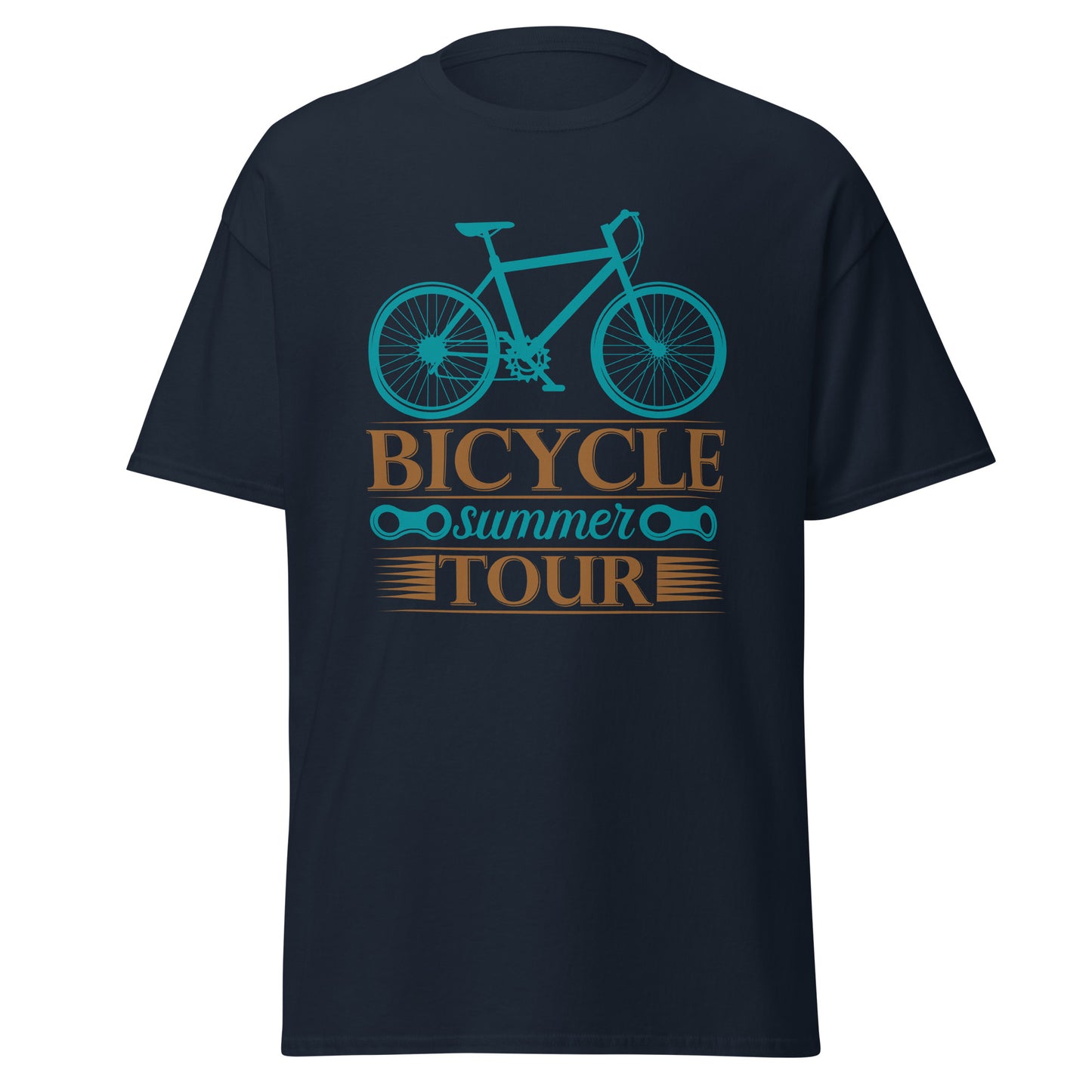 Мъжка класическа тениска BICYCLE SUMMER TOUR