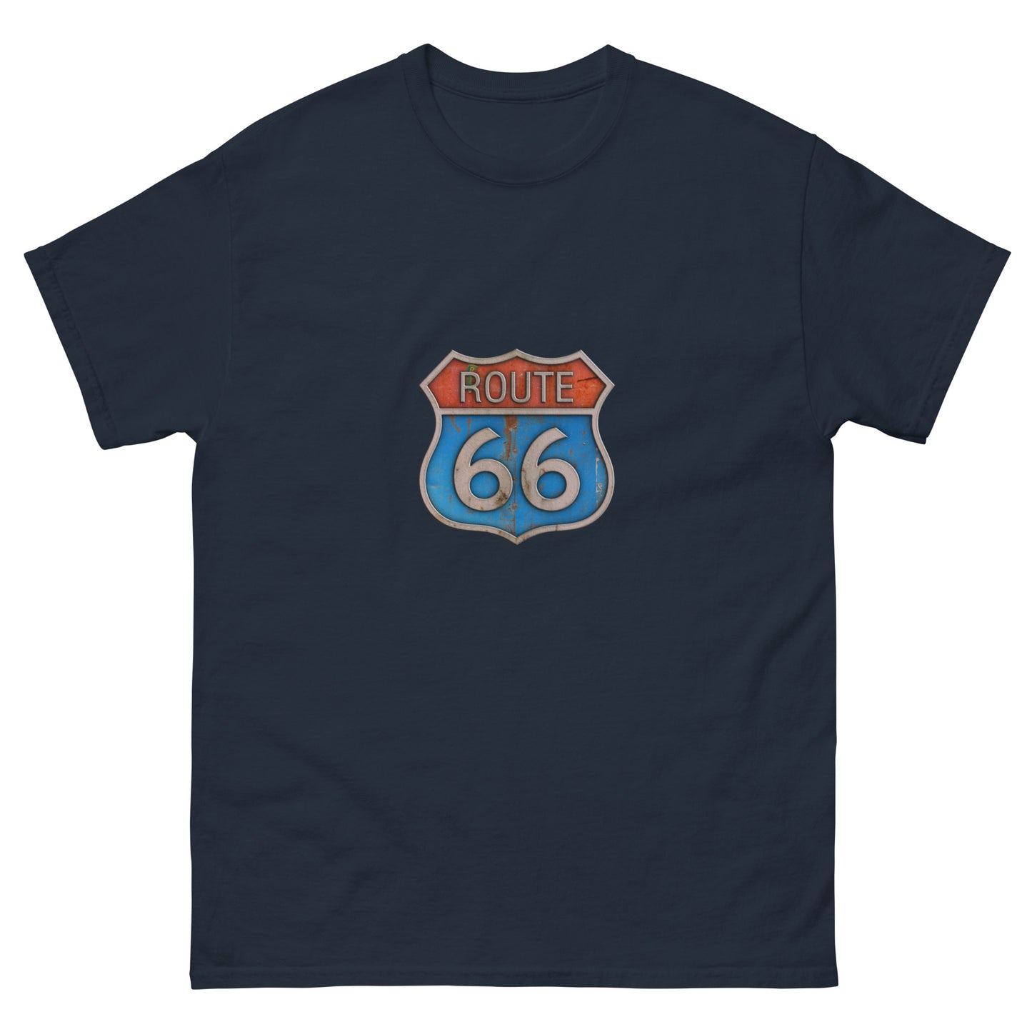 Мъжка класическа тениска ROUTE 66 COLORFUL