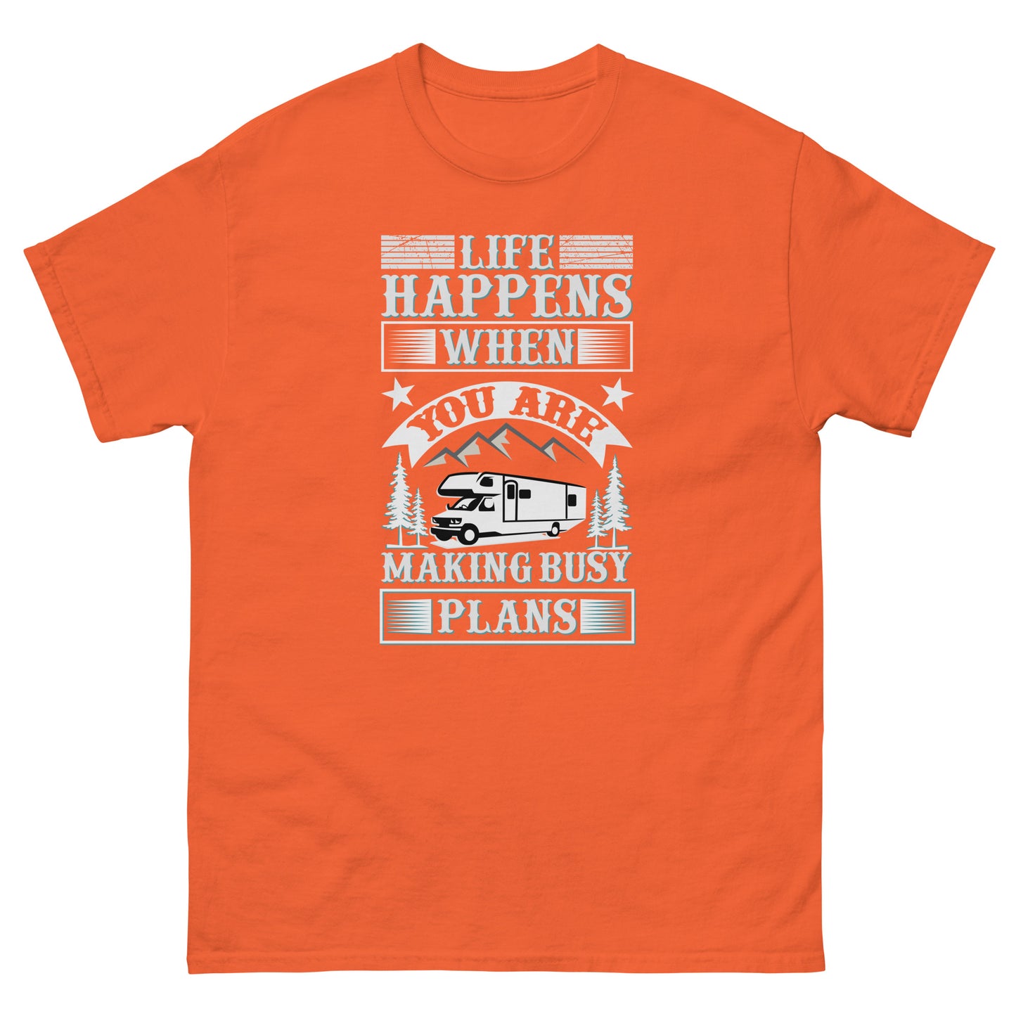 Мъжка класическа тениска LIFE HAPPENS