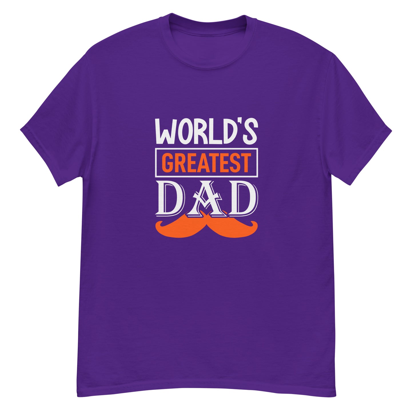 Класическа мъжка тениска WORLD'S GREATEST DAD