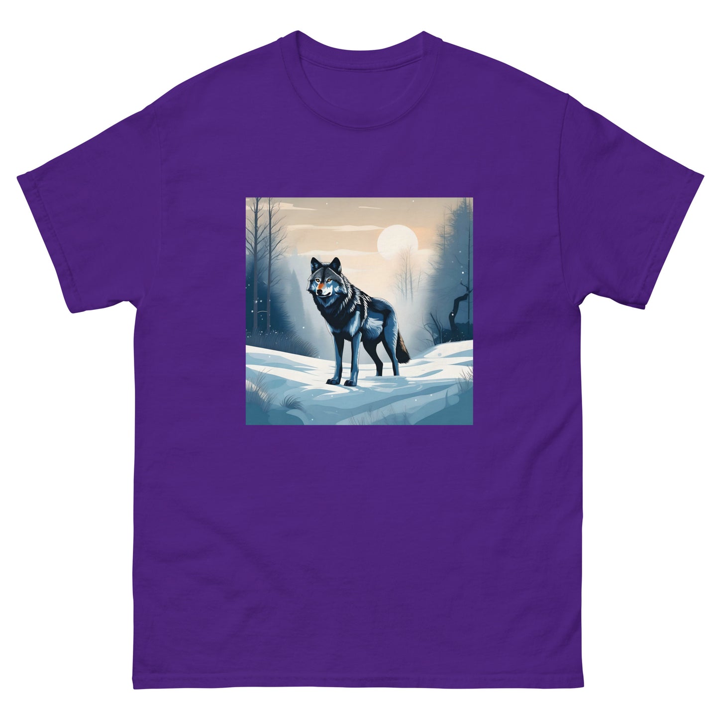 Мъжка класическа тениска SNOW WOLF