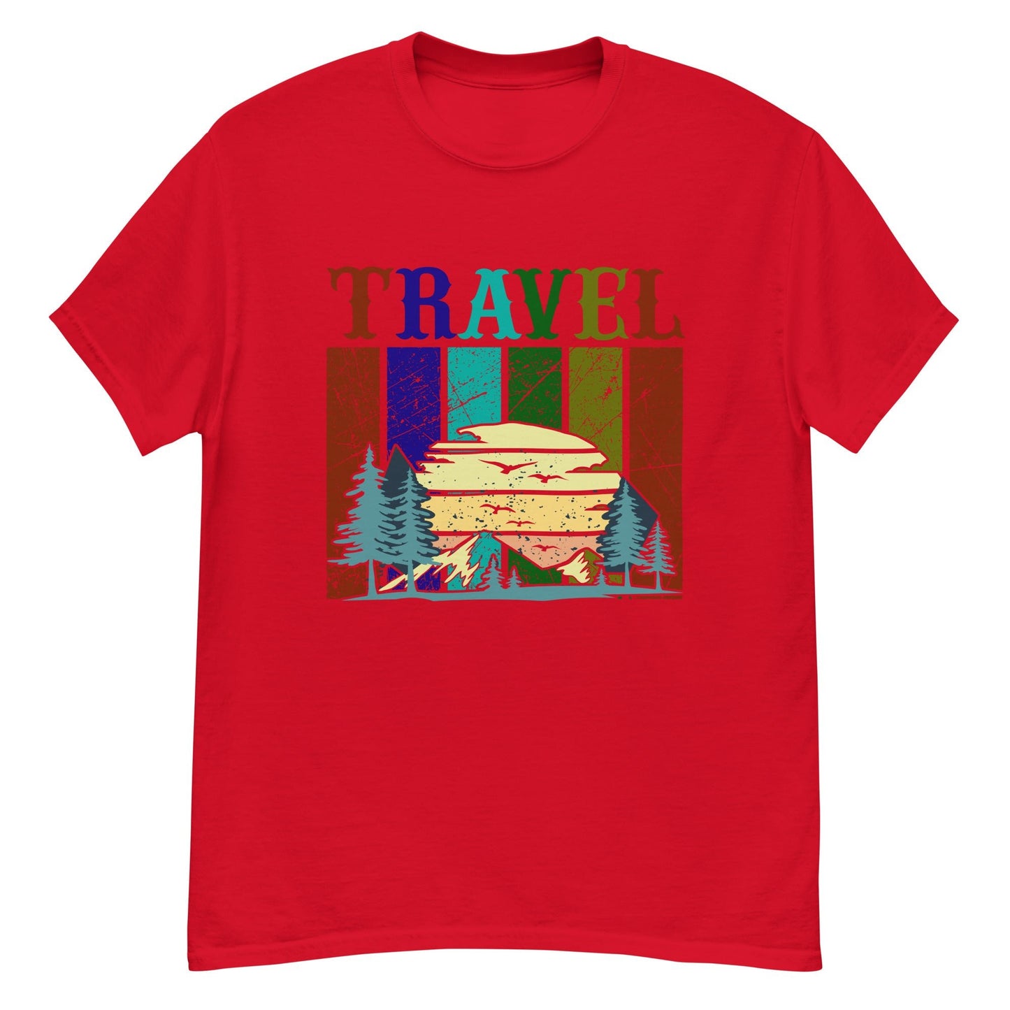 Мъжка класическа тениска TRAVEL