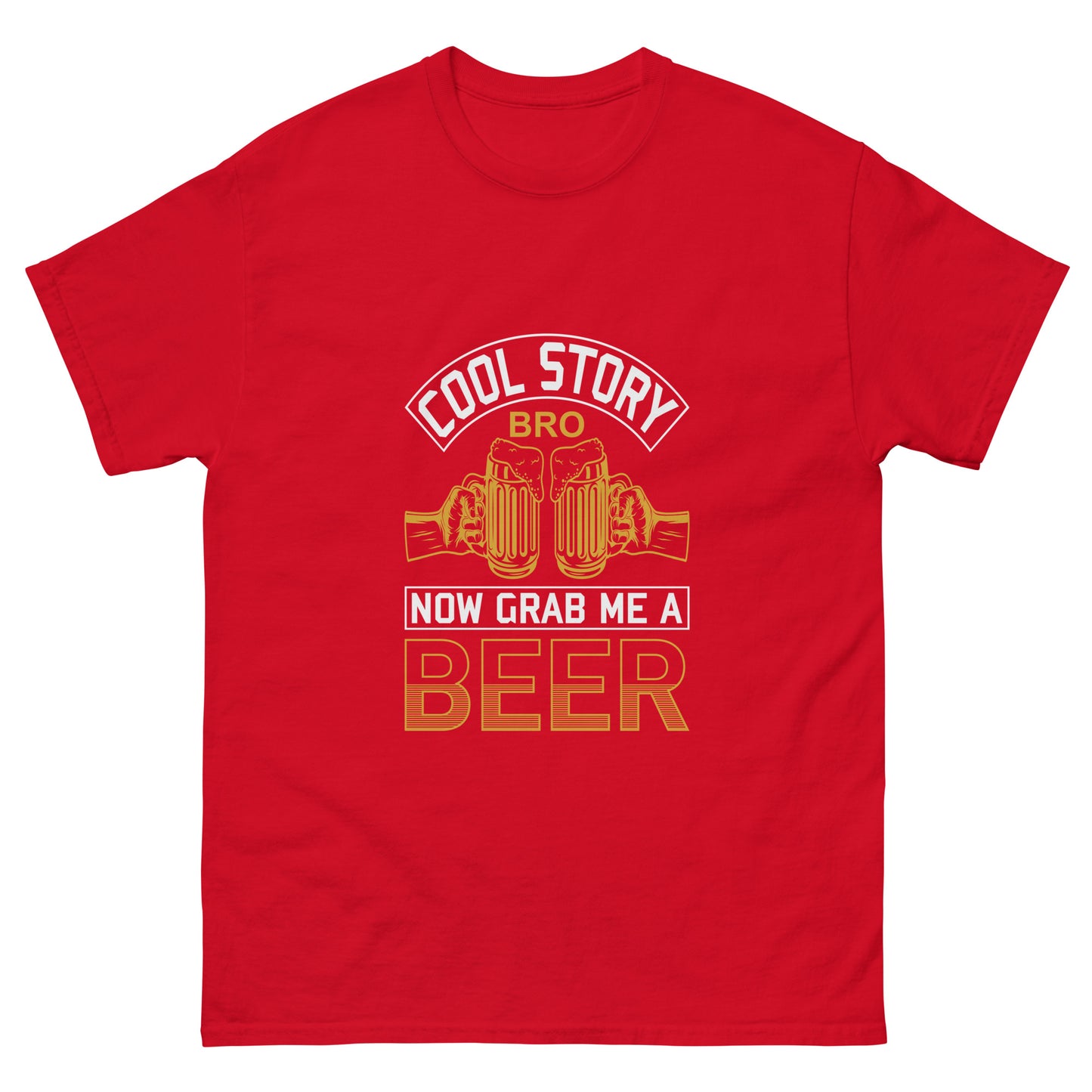 Men's classic tee NOW GRAB ME A BEER