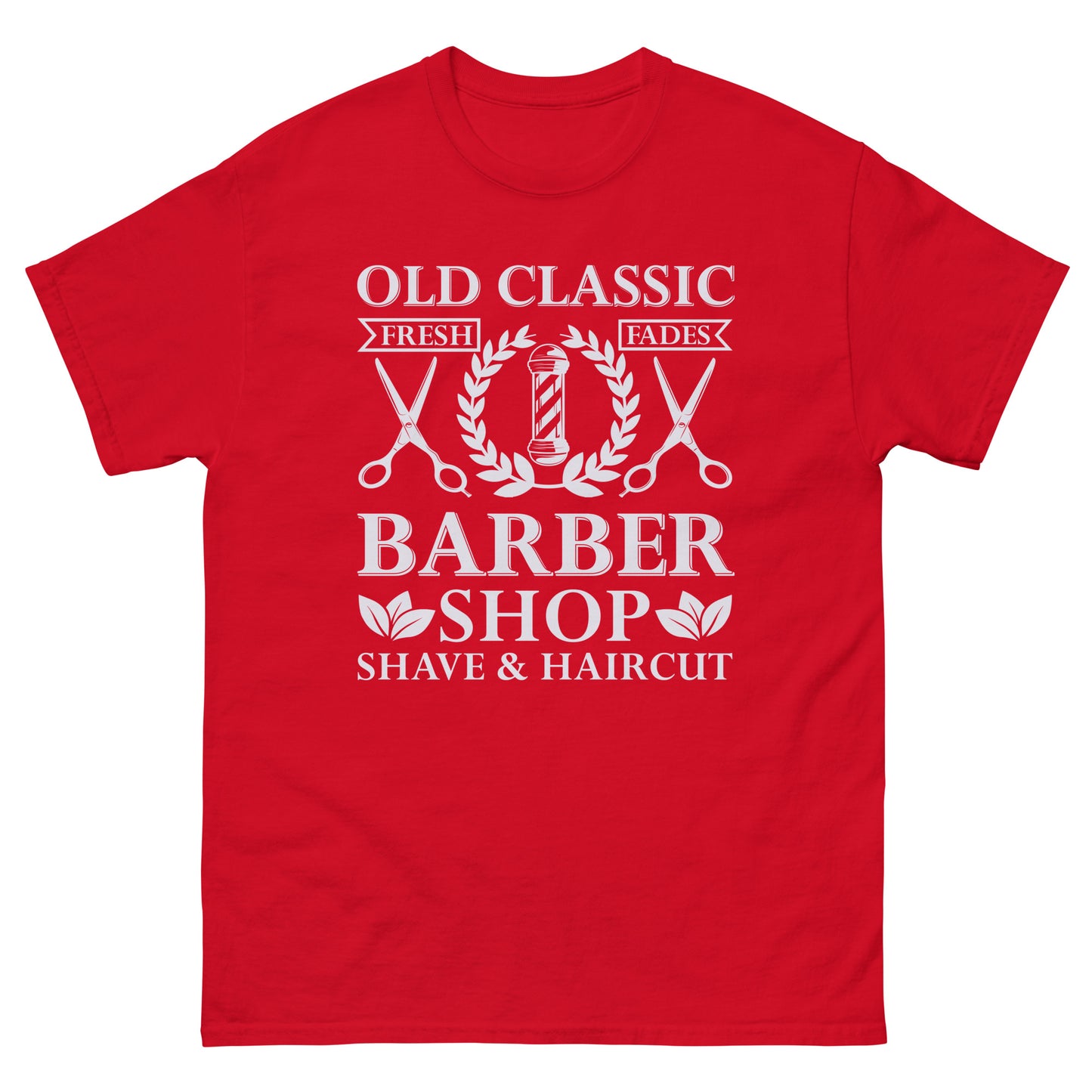 Мъжка класическа тениска OLD CLASSIC BARBERSHOP