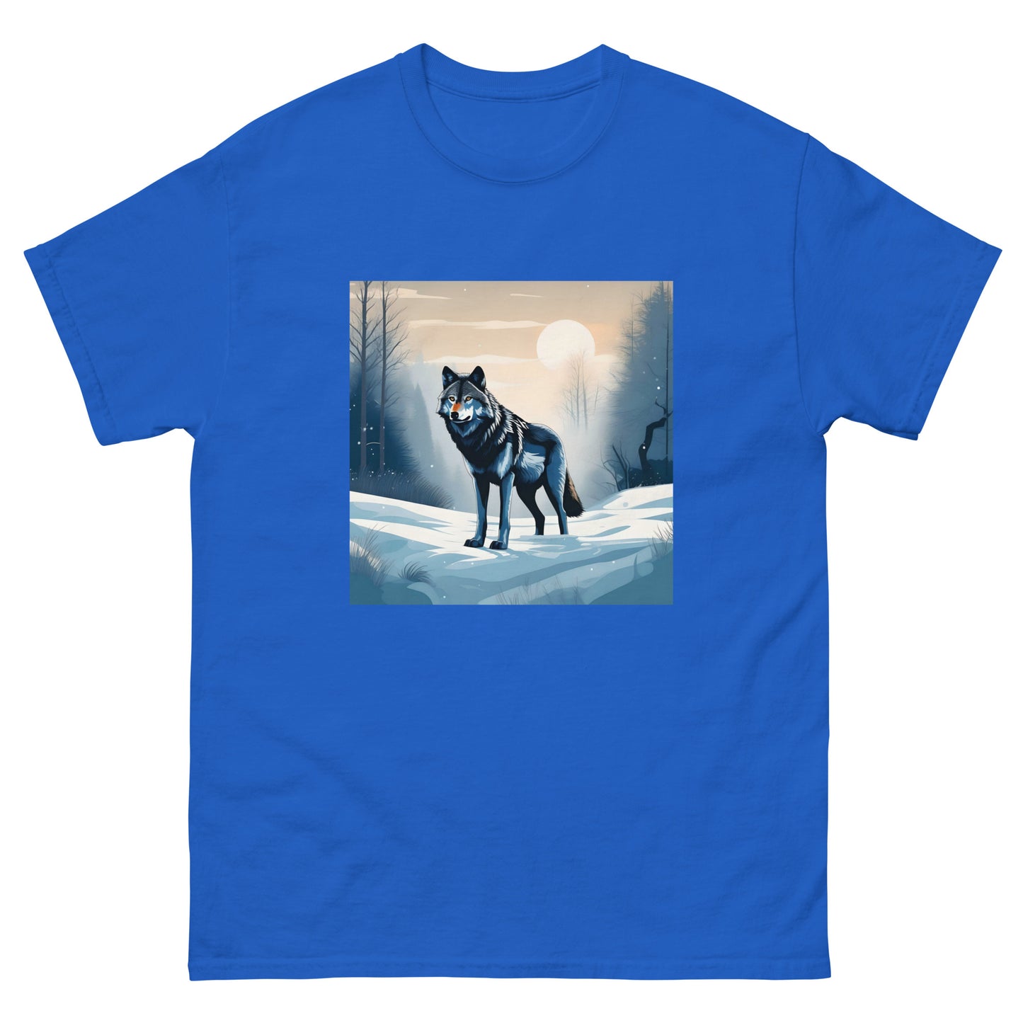 Мъжка класическа тениска SNOW WOLF