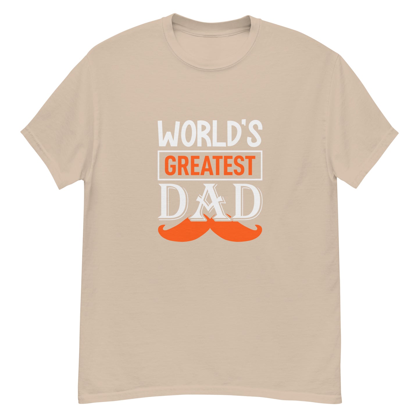 Класическа мъжка тениска WORLD'S GREATEST DAD
