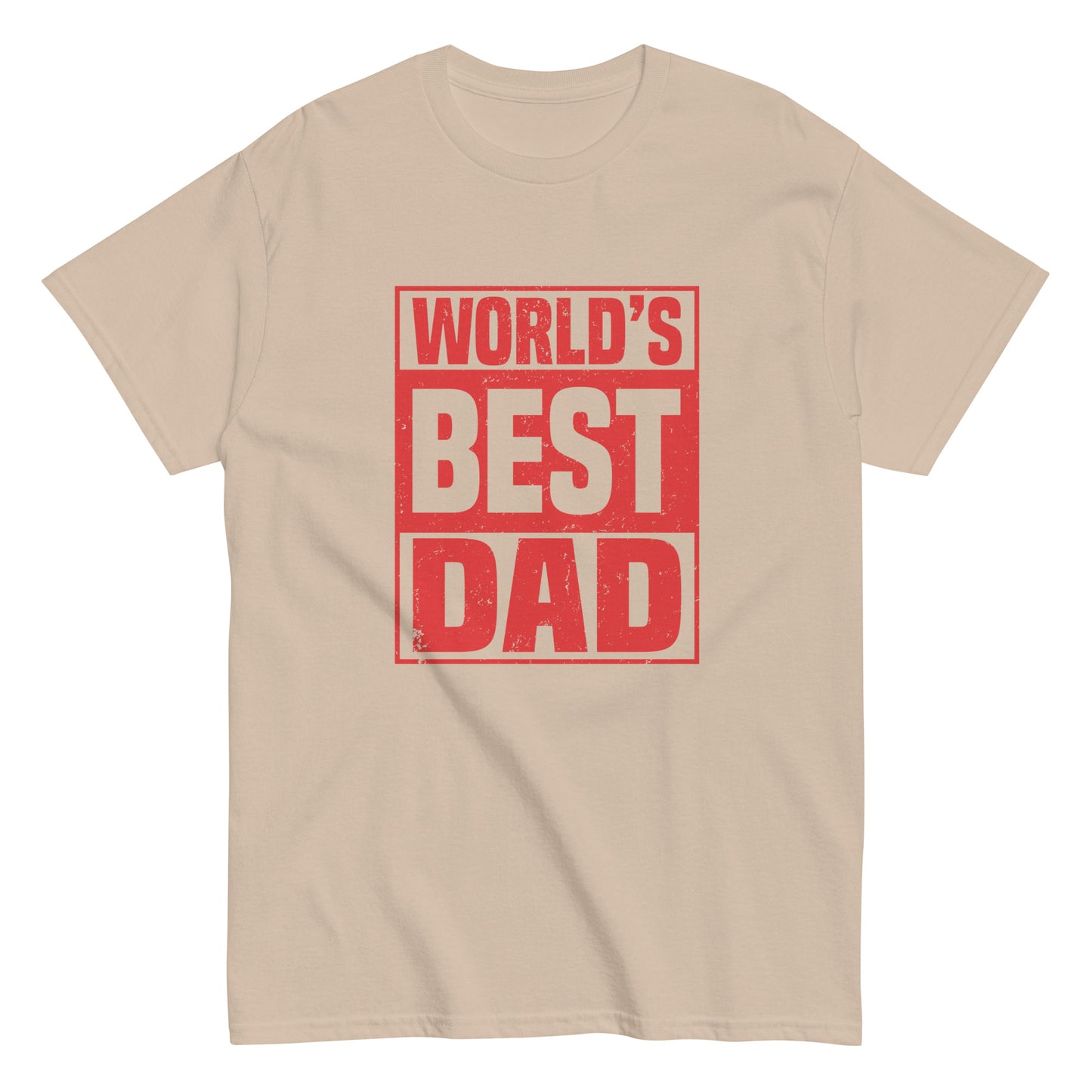Мъжка класическа тениска WORLD'S BEST DAD