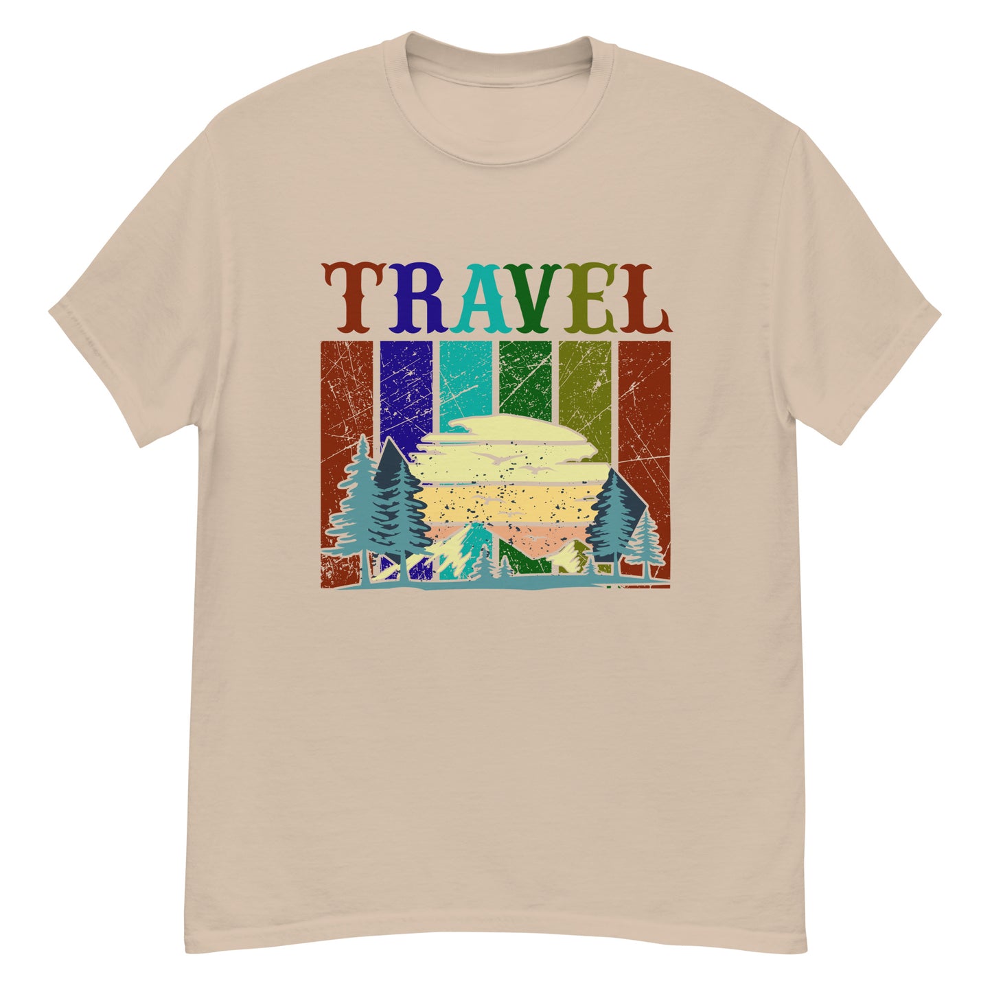 Мъжка класическа тениска TRAVEL