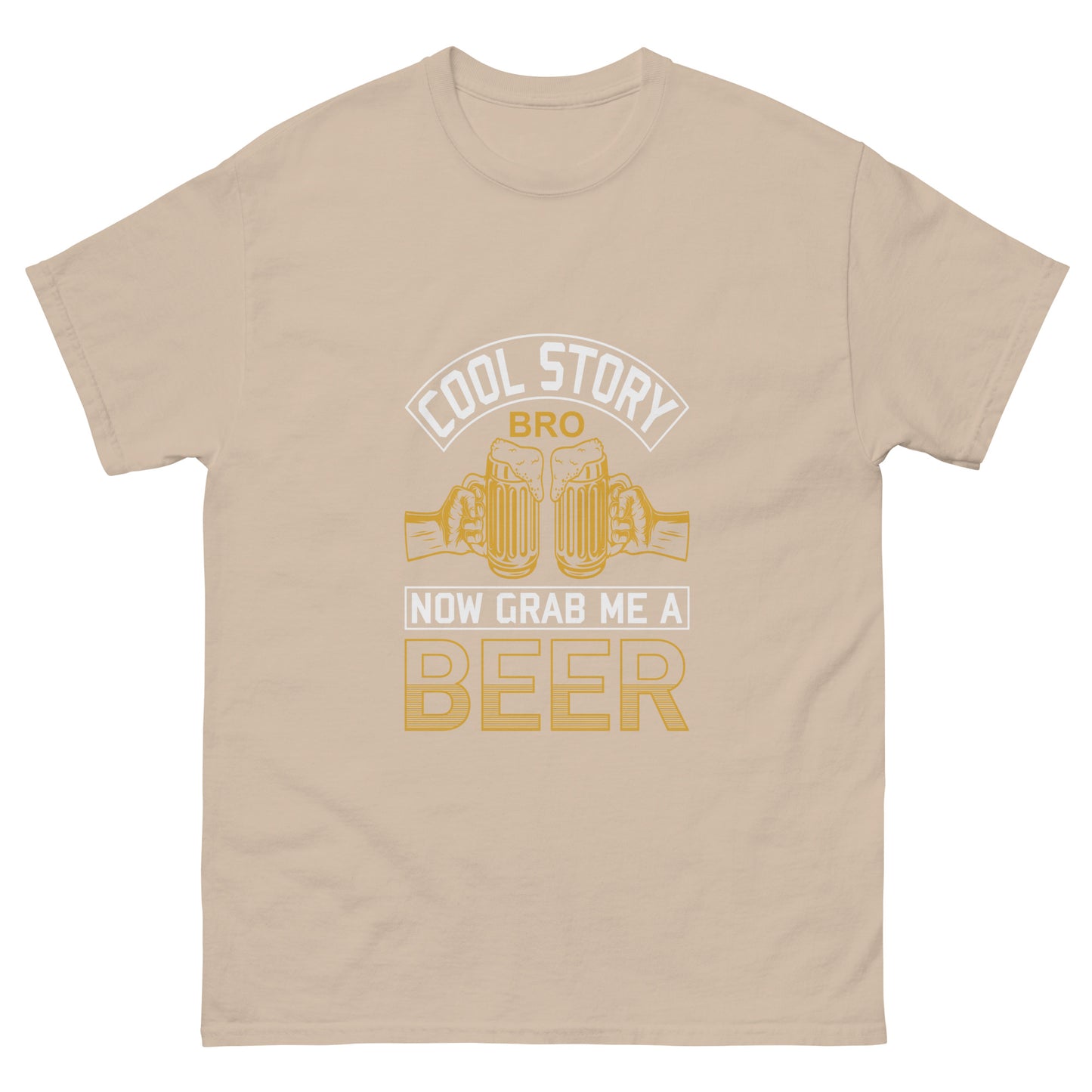 Men's classic tee NOW GRAB ME A BEER