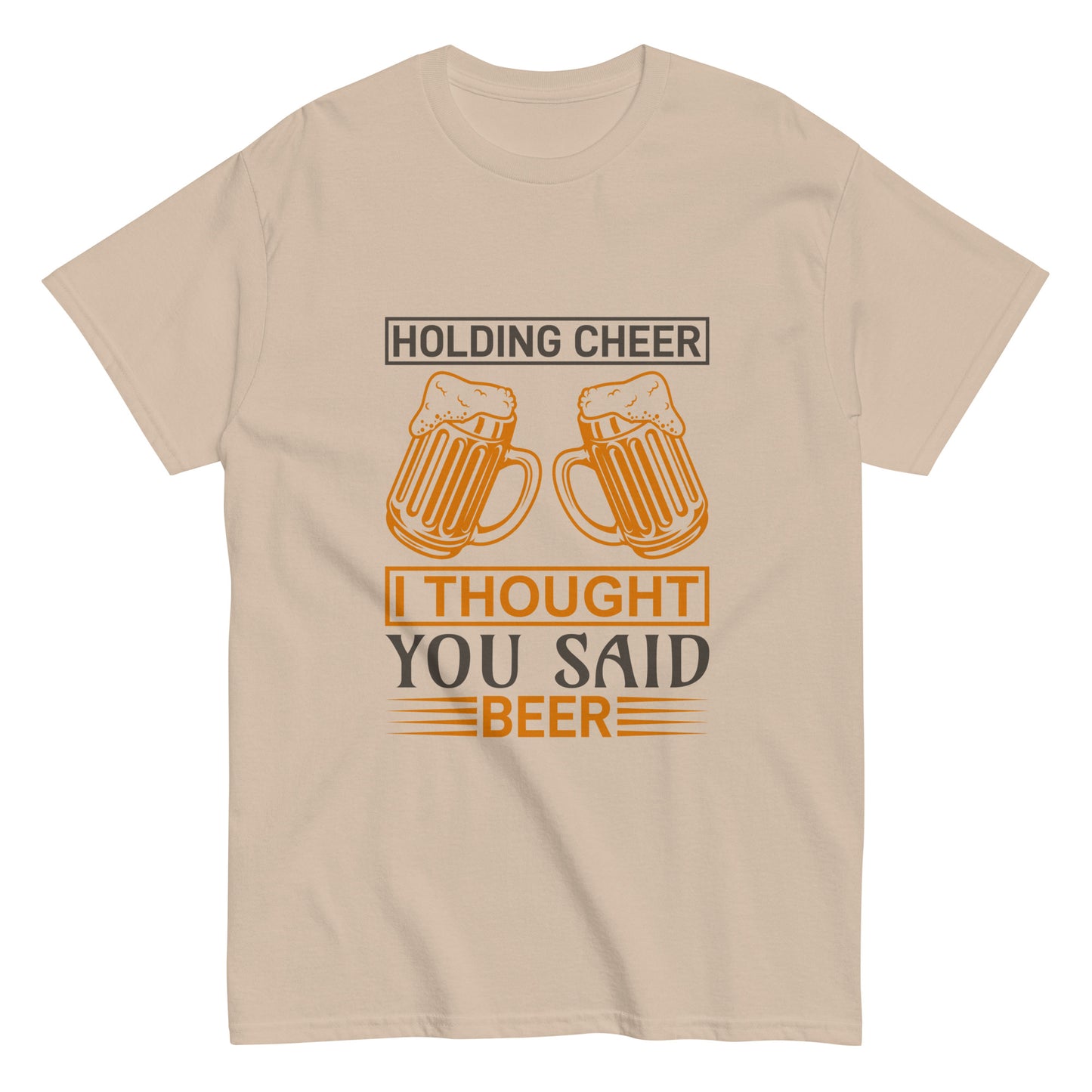 Мъжка класическа тениска HOLDING CHEER