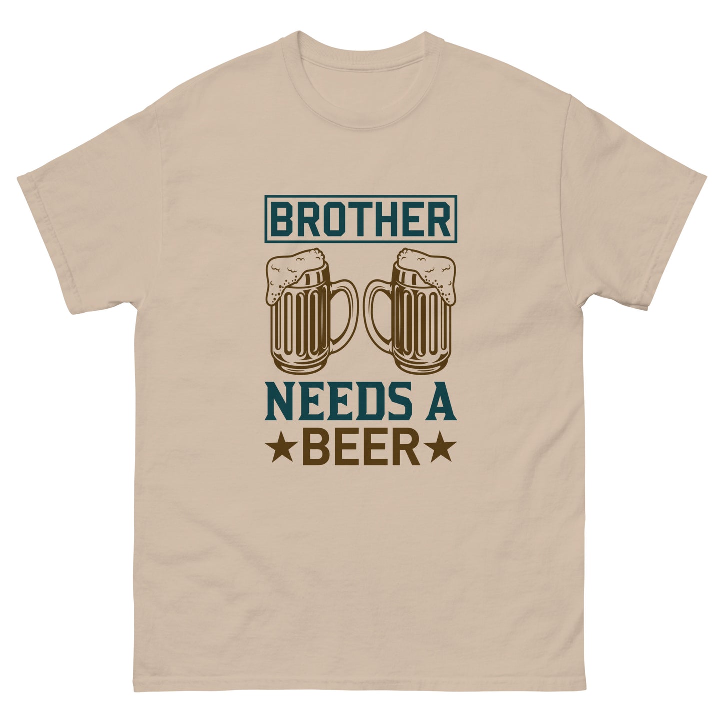 Мъжка класическа тениска BROTHER NEEDS A BEER