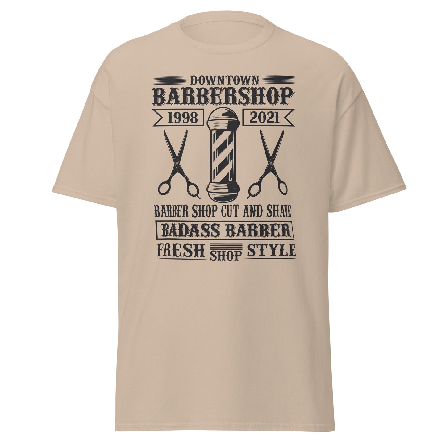 Мъжка класическа тениска DOWNTOWN BARBERSHOP