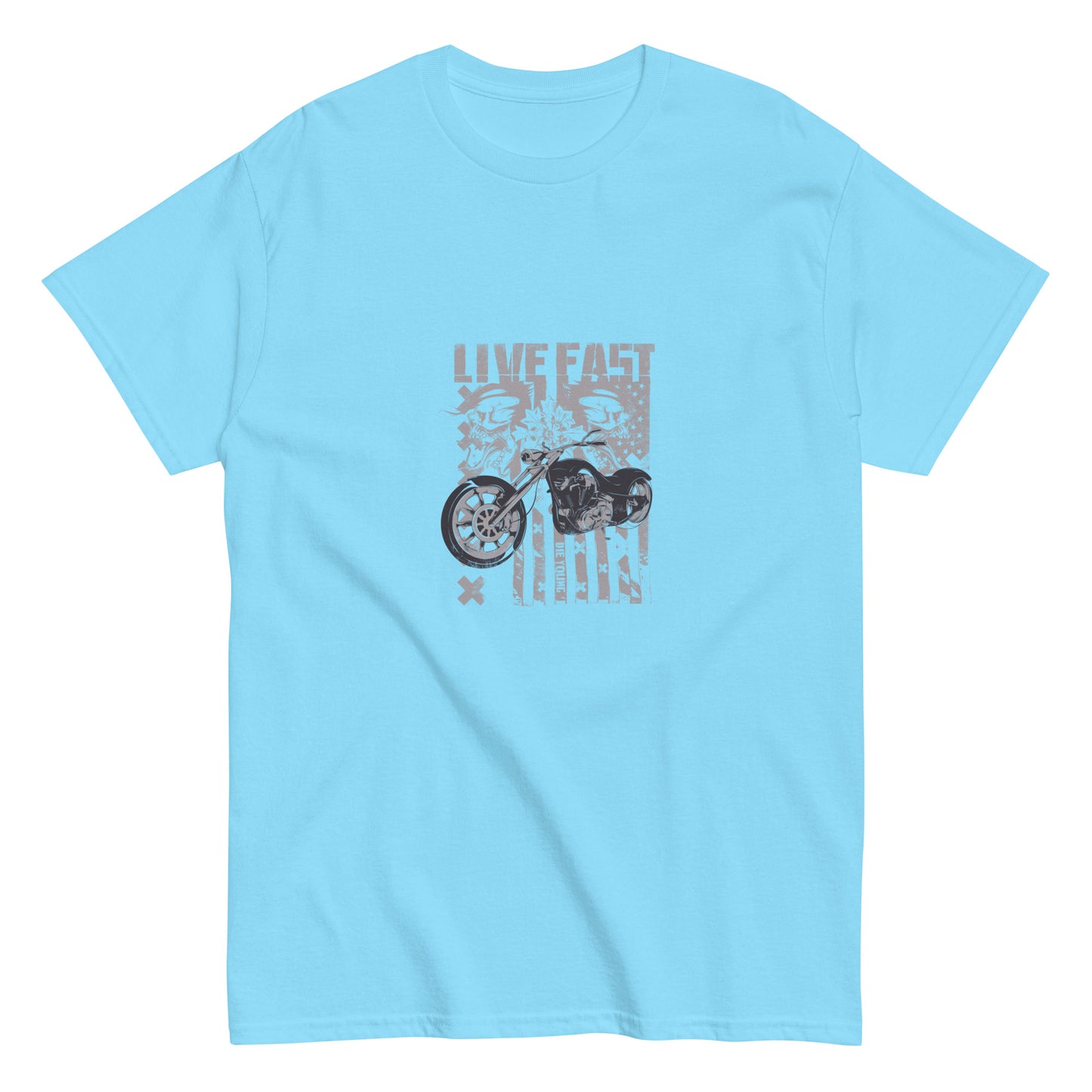 Мъжка класическа тениска LIVE FAST