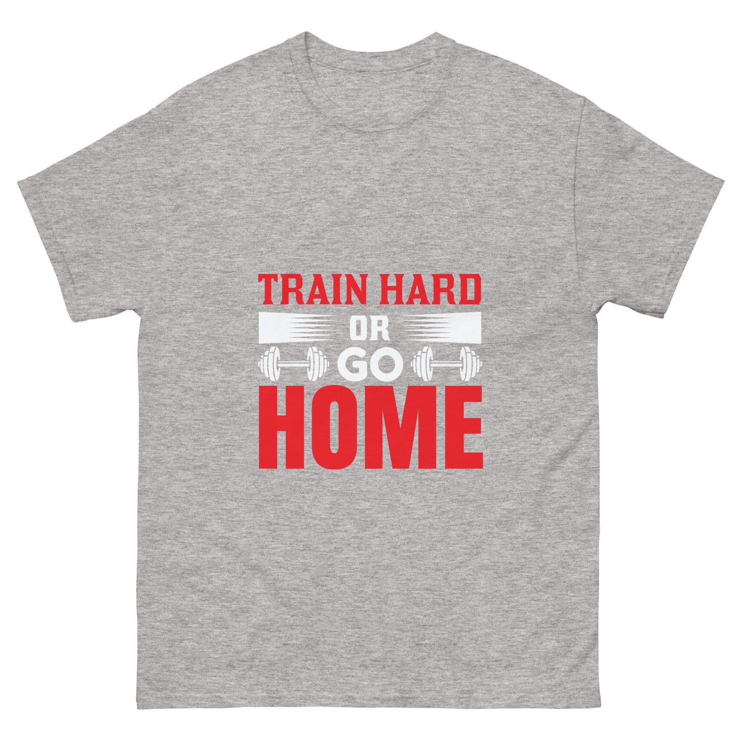 Мъжка класическа тениска TRAIN HARD OR GO HOME