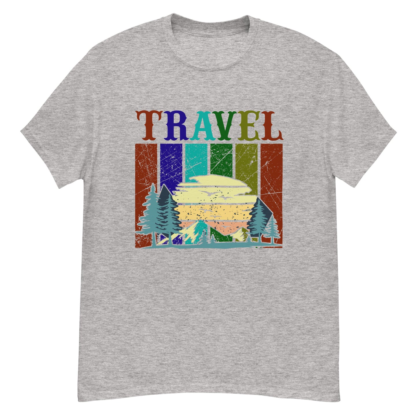 Мъжка класическа тениска TRAVEL