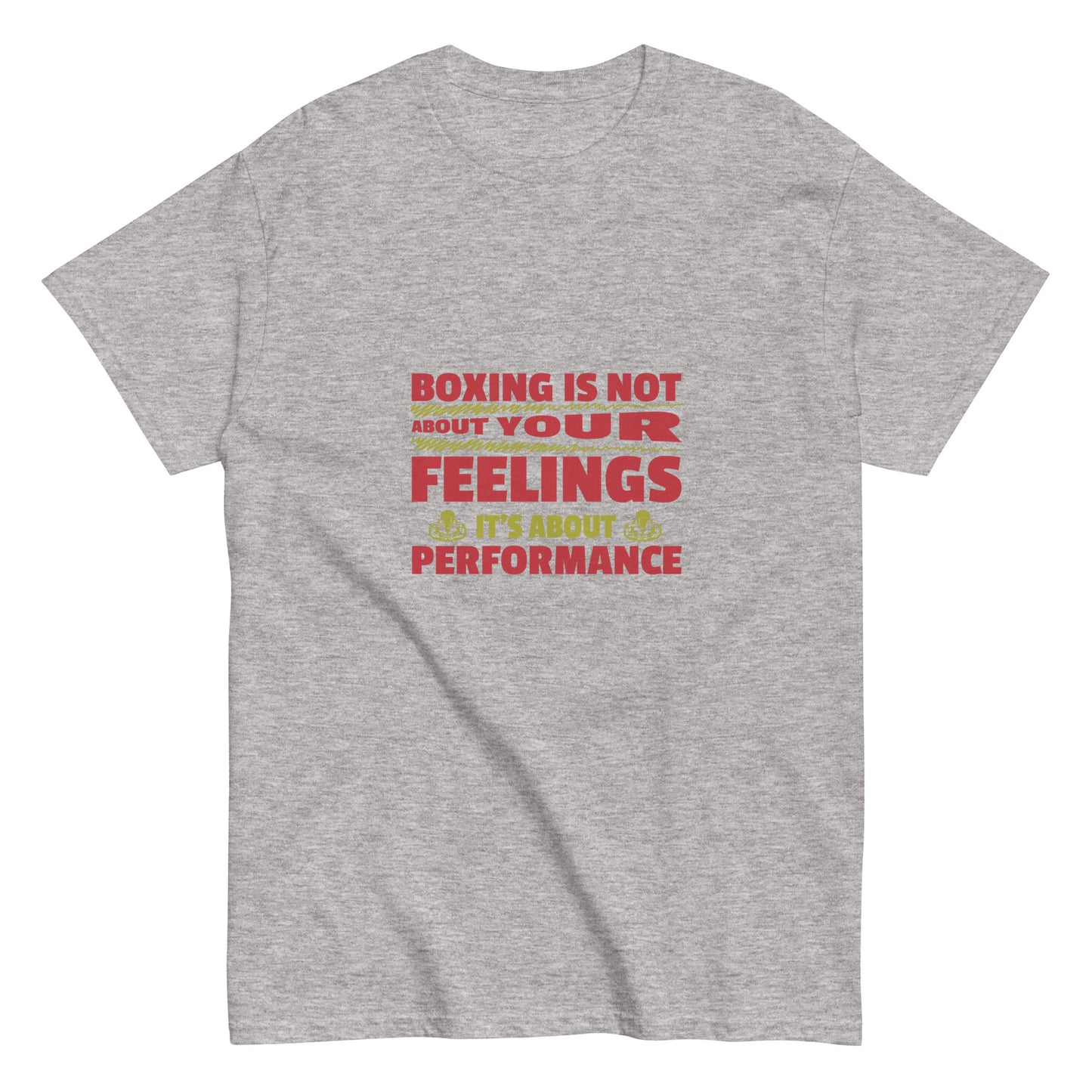 Мъжка класическа тениска БОКСЪТ Е ЗА ИЗПЪЛНЕНИЕТО