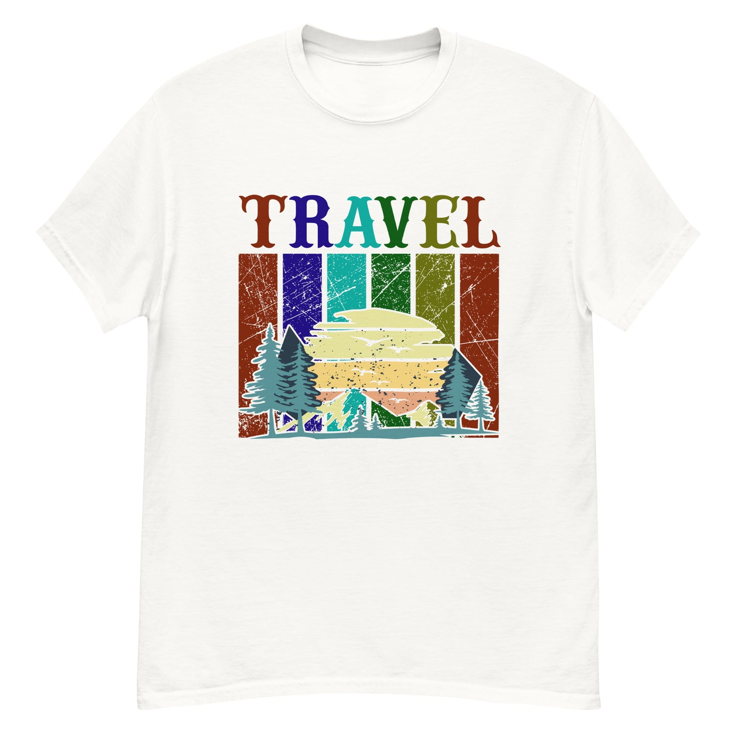 Мъжка класическа тениска TRAVEL