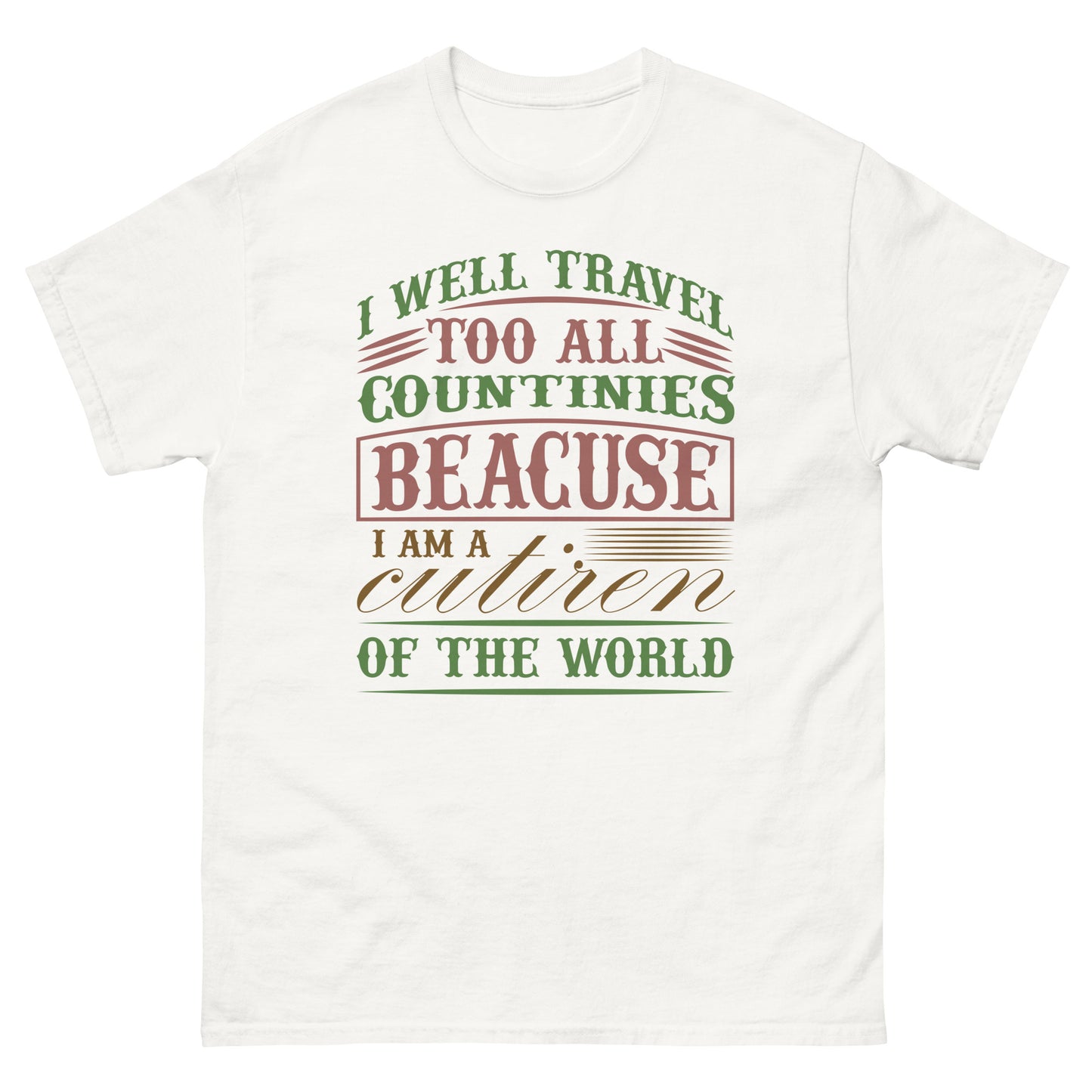 Мъжка класическа тениска SITIZEN OF THE WORLD