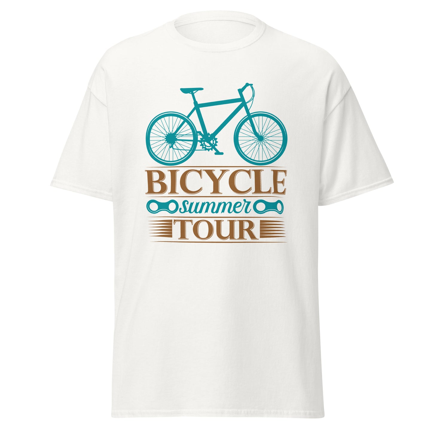 Мъжка класическа тениска BICYCLE SUMMER TOUR