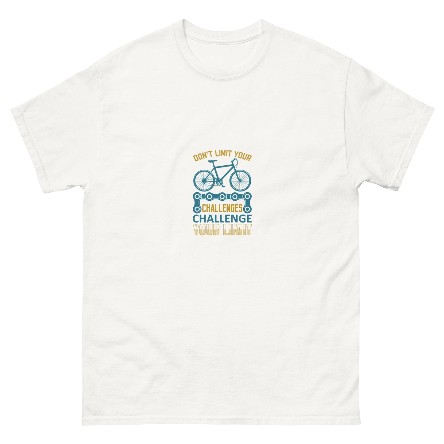 Класическа мъжка тениска НЕ ОГРАНИЧАВАЙТЕ ПРЕДИЗВИКАТЕЛСТВАТА СИ