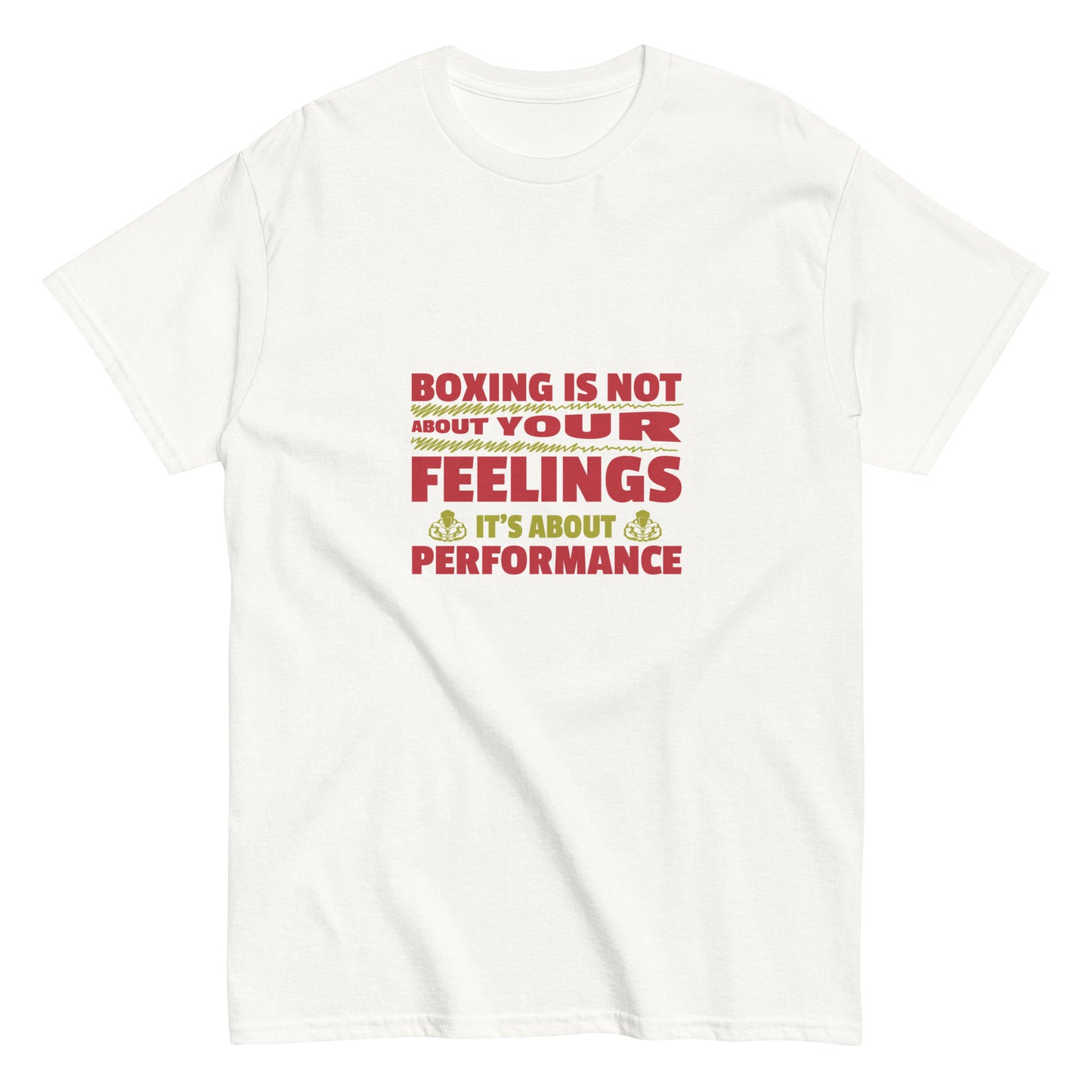 Мъжка класическа тениска БОКСЪТ Е ЗА ИЗПЪЛНЕНИЕТО