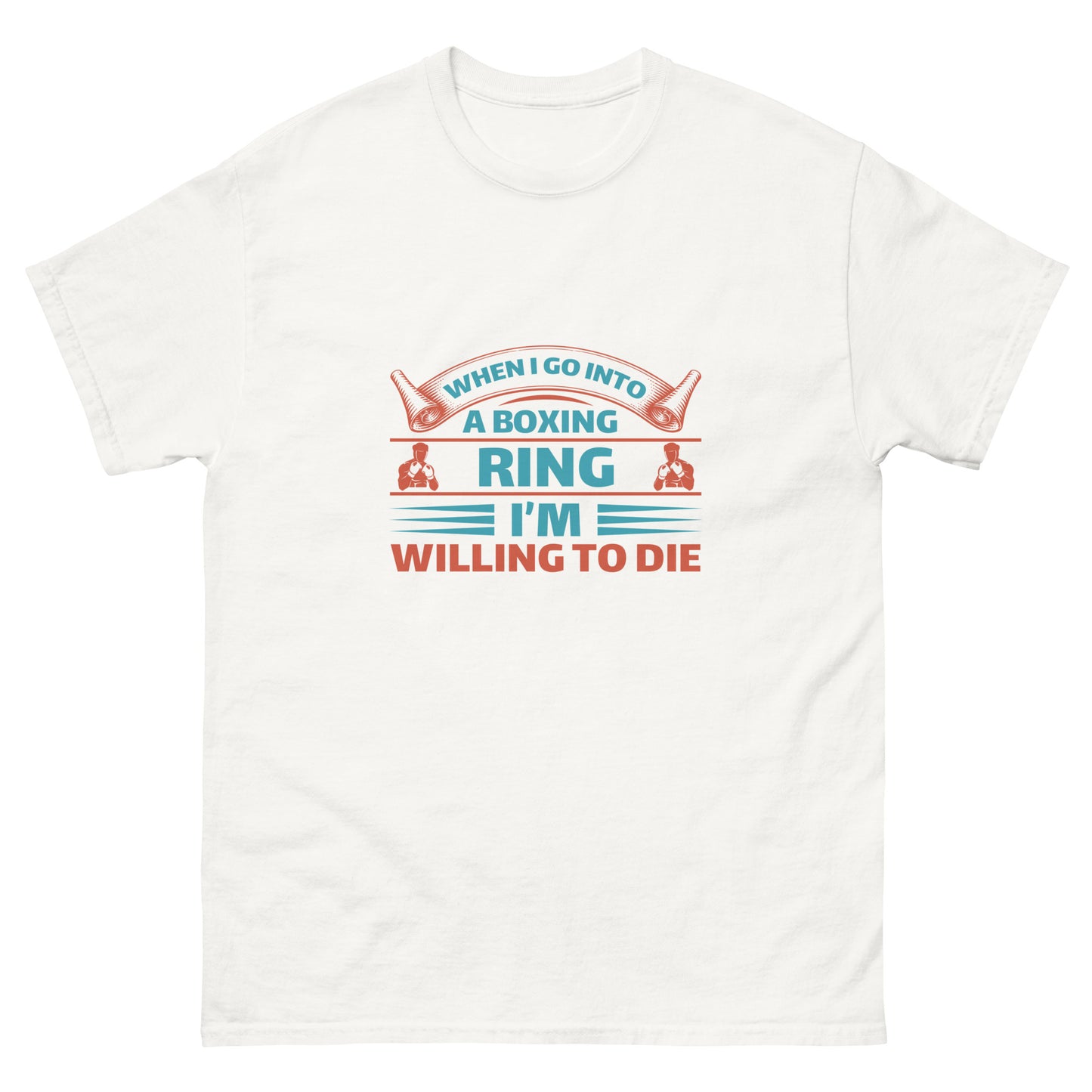 Мъжка класическа тениска GO INTO A BOXING RING