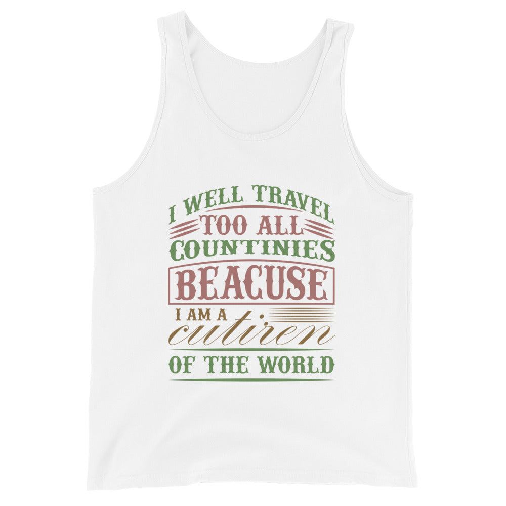 Мъжки потник TRAVEL ДО ВСИЧКИ СТРАНИ