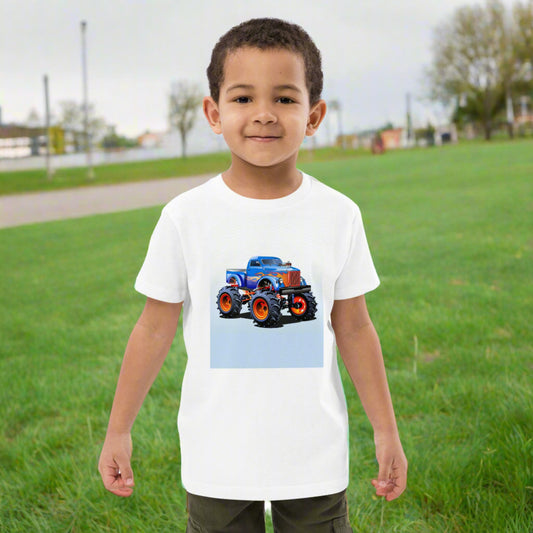 Organic cotton kids t-shirt MONSTER TRUCK