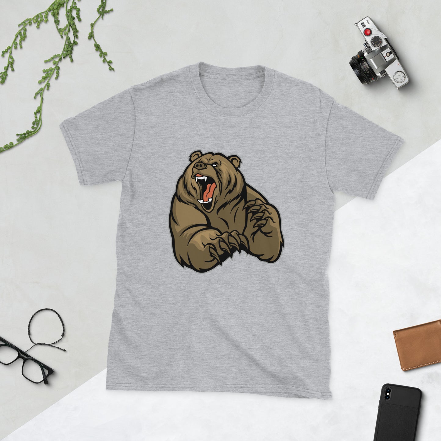 Унисекс тениска с къс ръкав BEAR ART