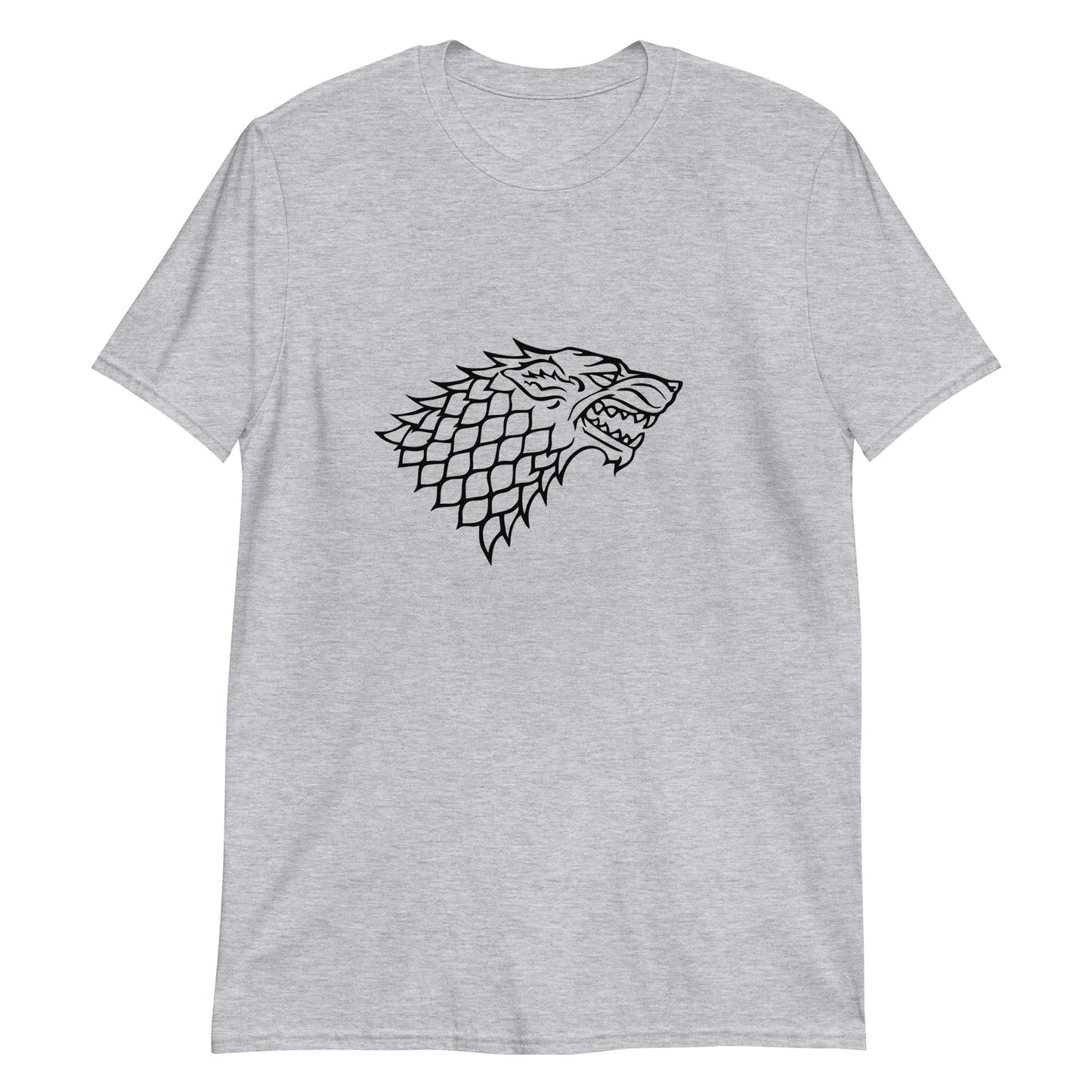 Унисекс тениска с къс ръкав HOUSE STARK LOGO MONOCHROME