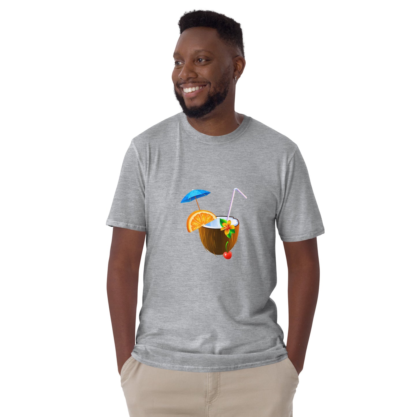 Short-Sleeve Unisex T-Shirt COCONUT COCKTAIL