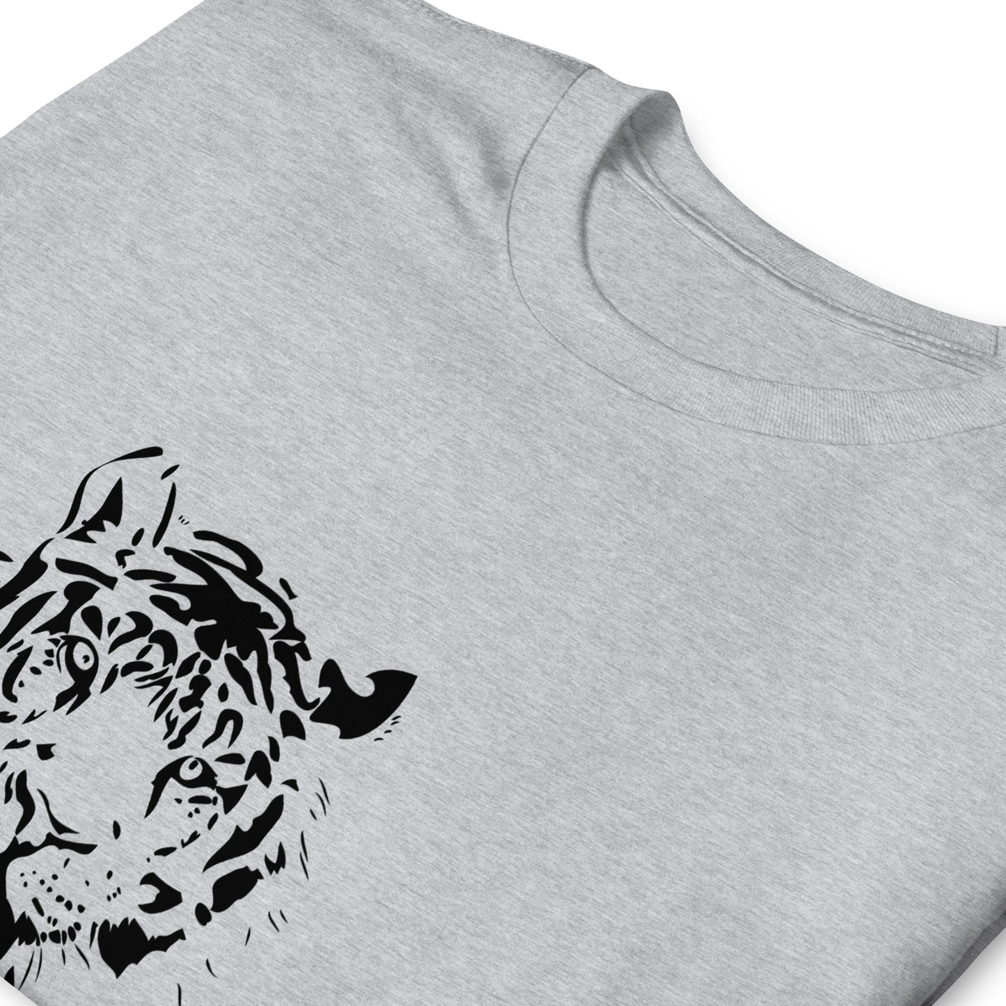 Унисекс тениска с къс ръкав TIGER MONOCHROME