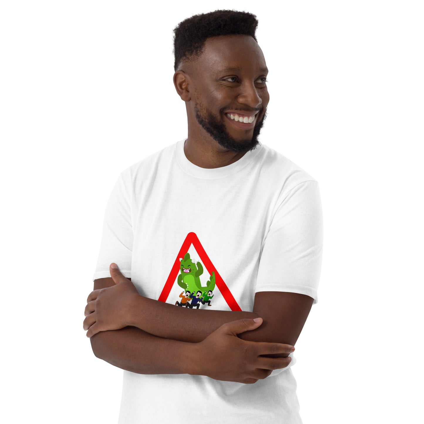 Унисекс тениска с къс ръкав GODZILLA FUNNY