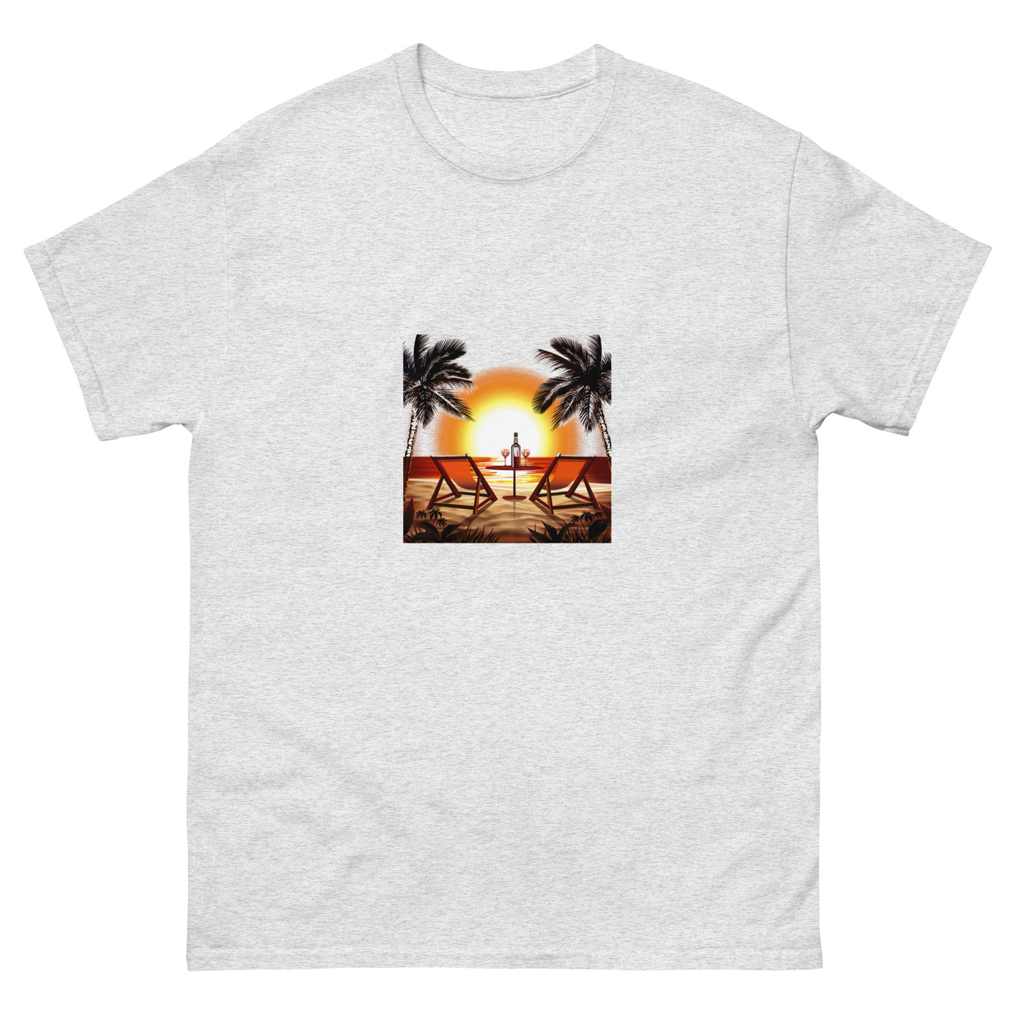 Unisex classic tee BEACH SUNSET