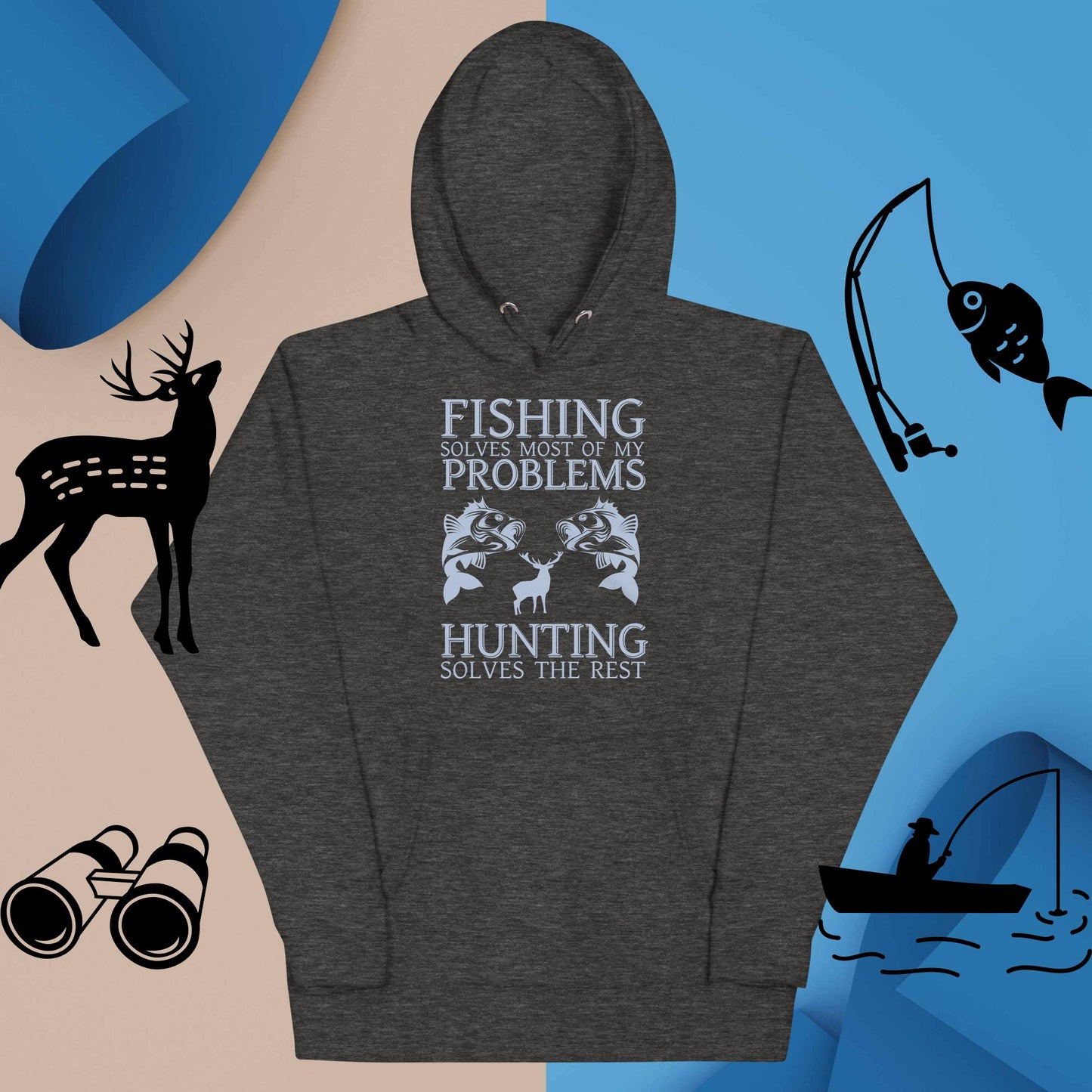 Унисекс суичър за ЛОВ И РИБОЛОВ