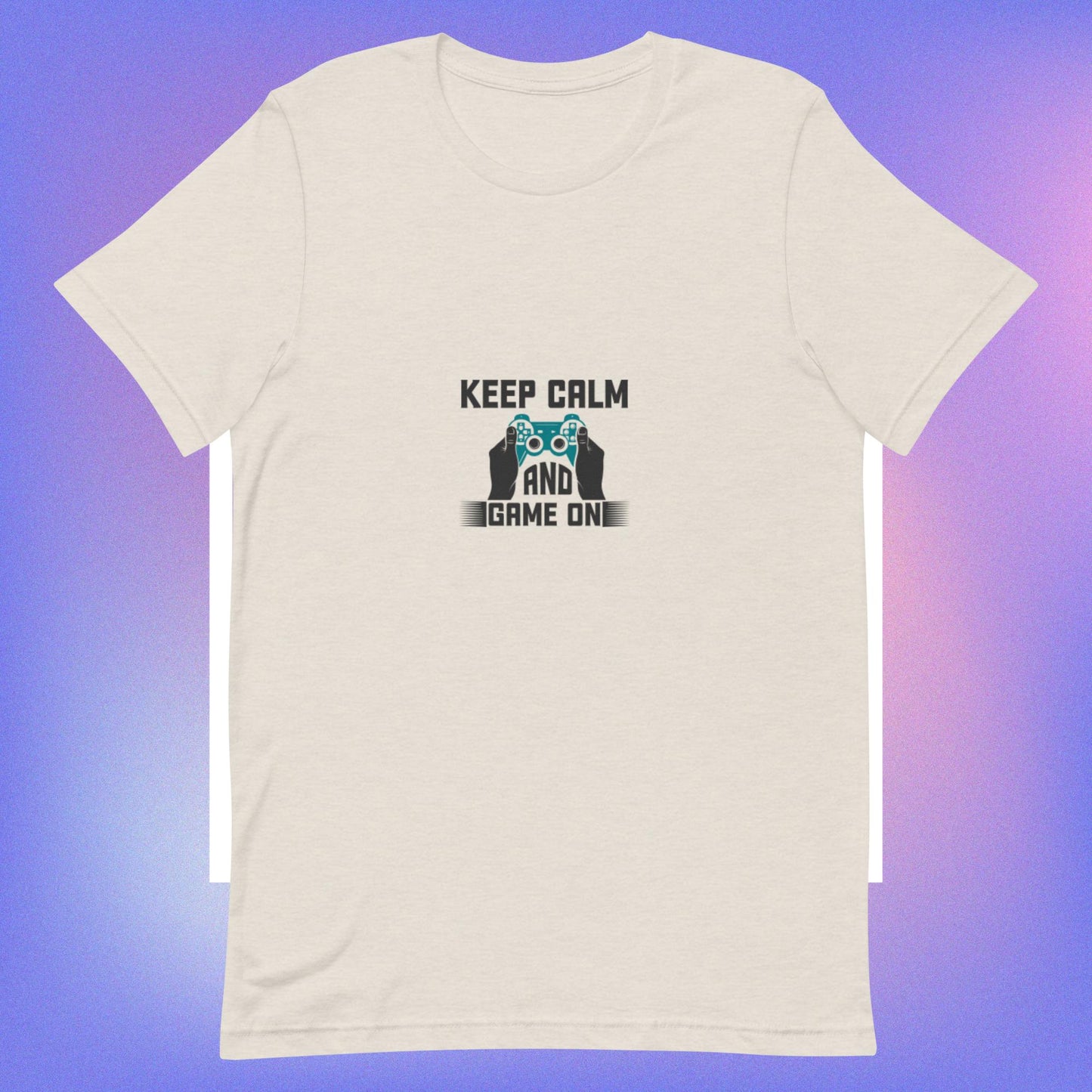 Унисекс тениска KEEP CALM AND GAME ON