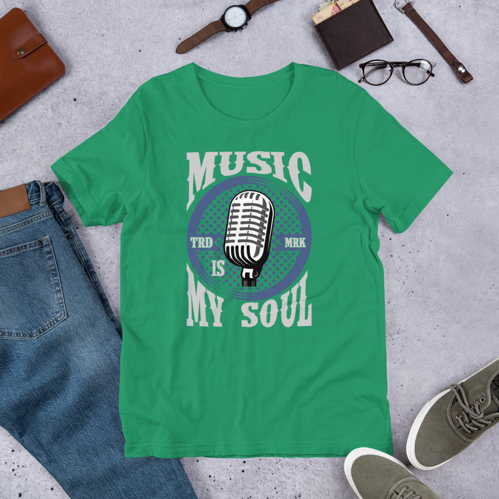 Унисекс тениска MUSIC IS MY SOUL