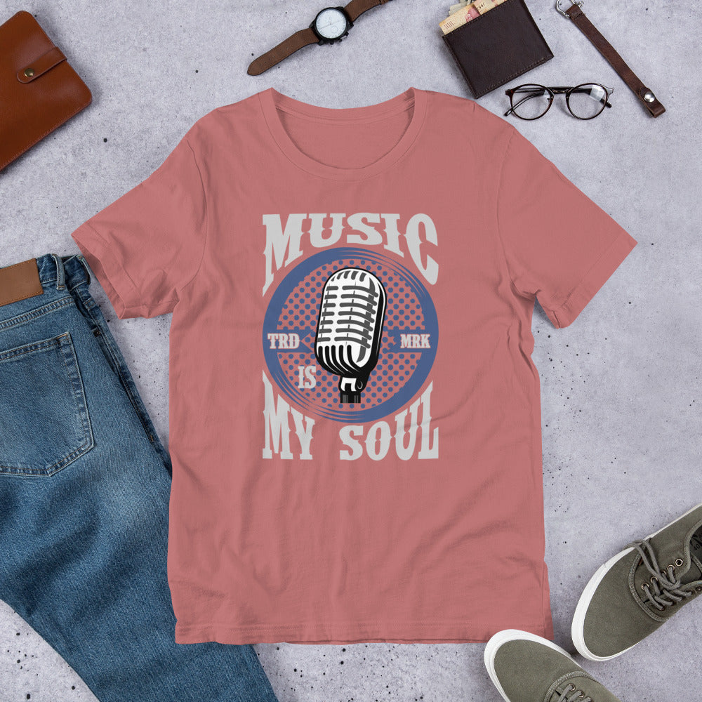 Унисекс тениска MUSIC IS MY SOUL