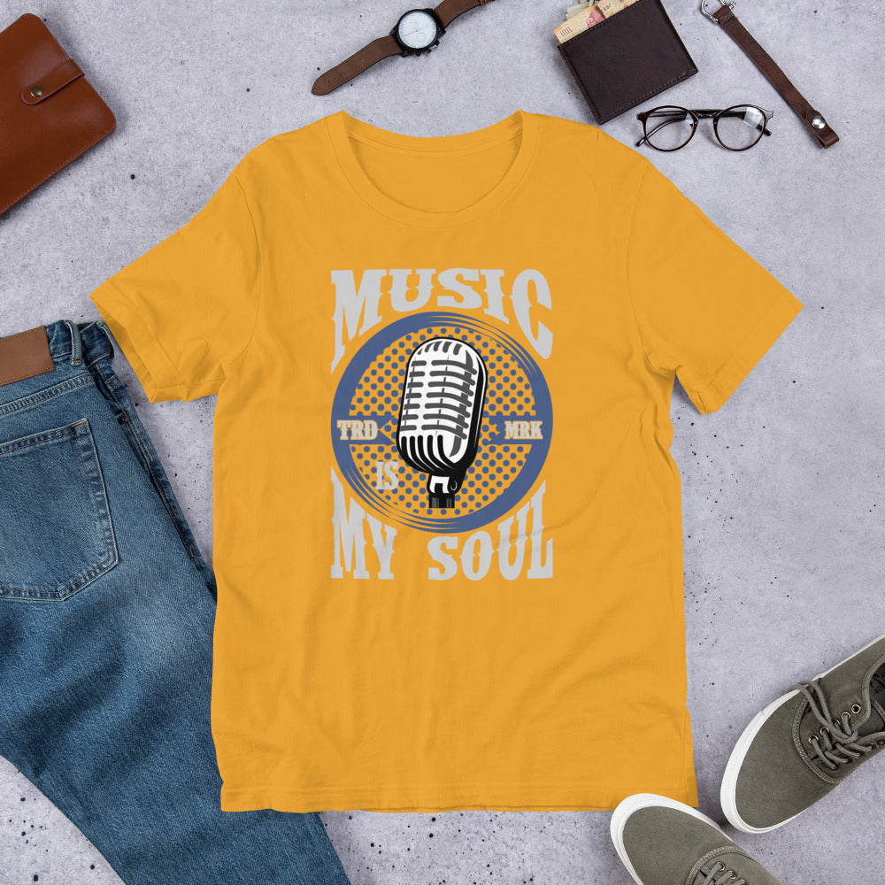 Унисекс тениска MUSIC IS MY SOUL