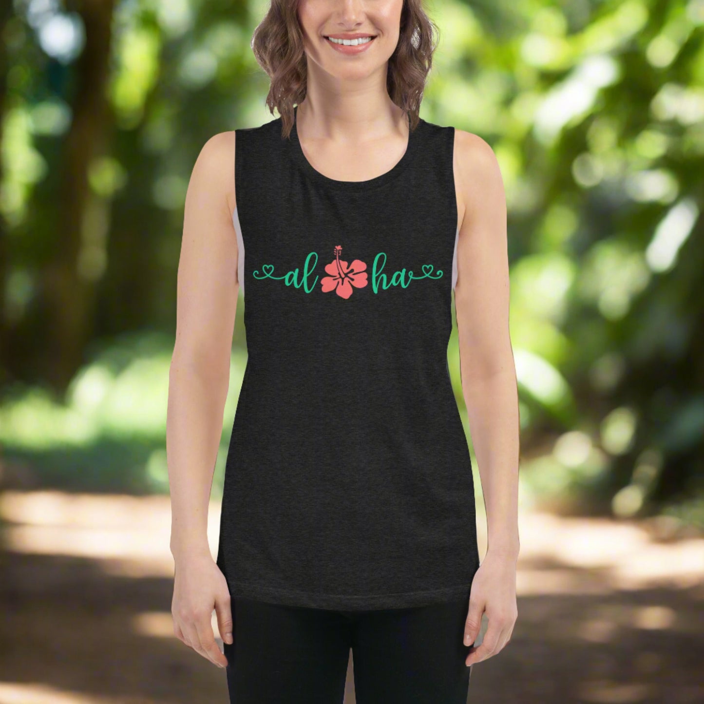 Ladies’ Muscle Tank ALOHA