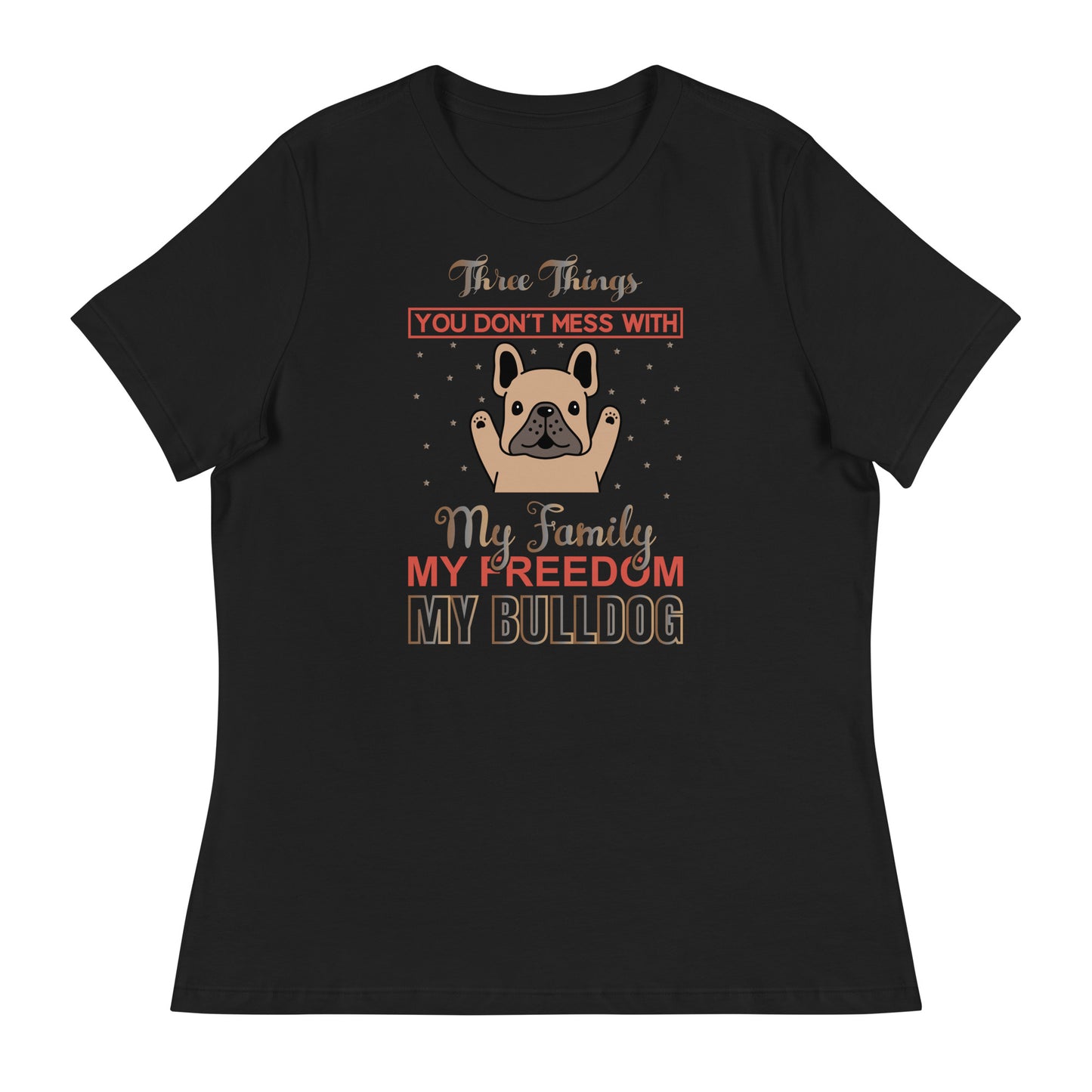 Дамска спокойна тениска MY BULLDOG