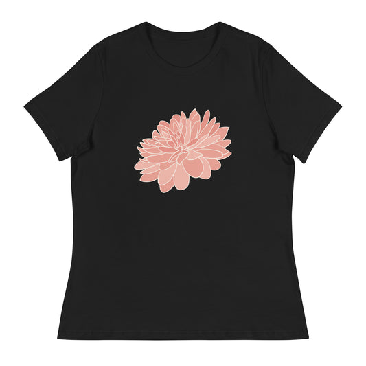 Дамска спокойна тениска PINK DAHLIA