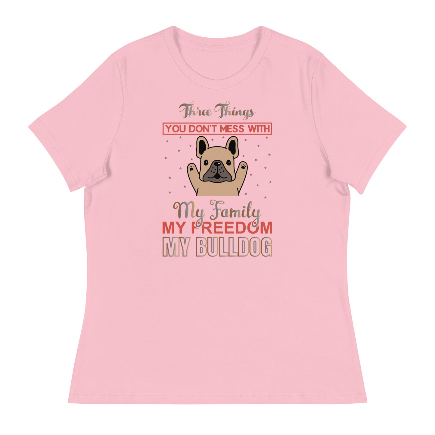 Дамска спокойна тениска MY BULLDOG