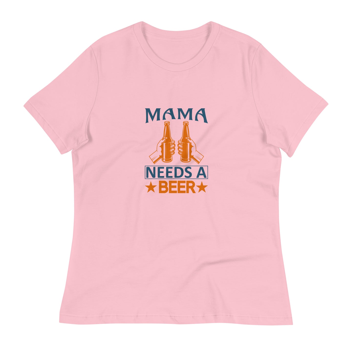 Дамска спокойна тениска MAMA NEEDS A BEER