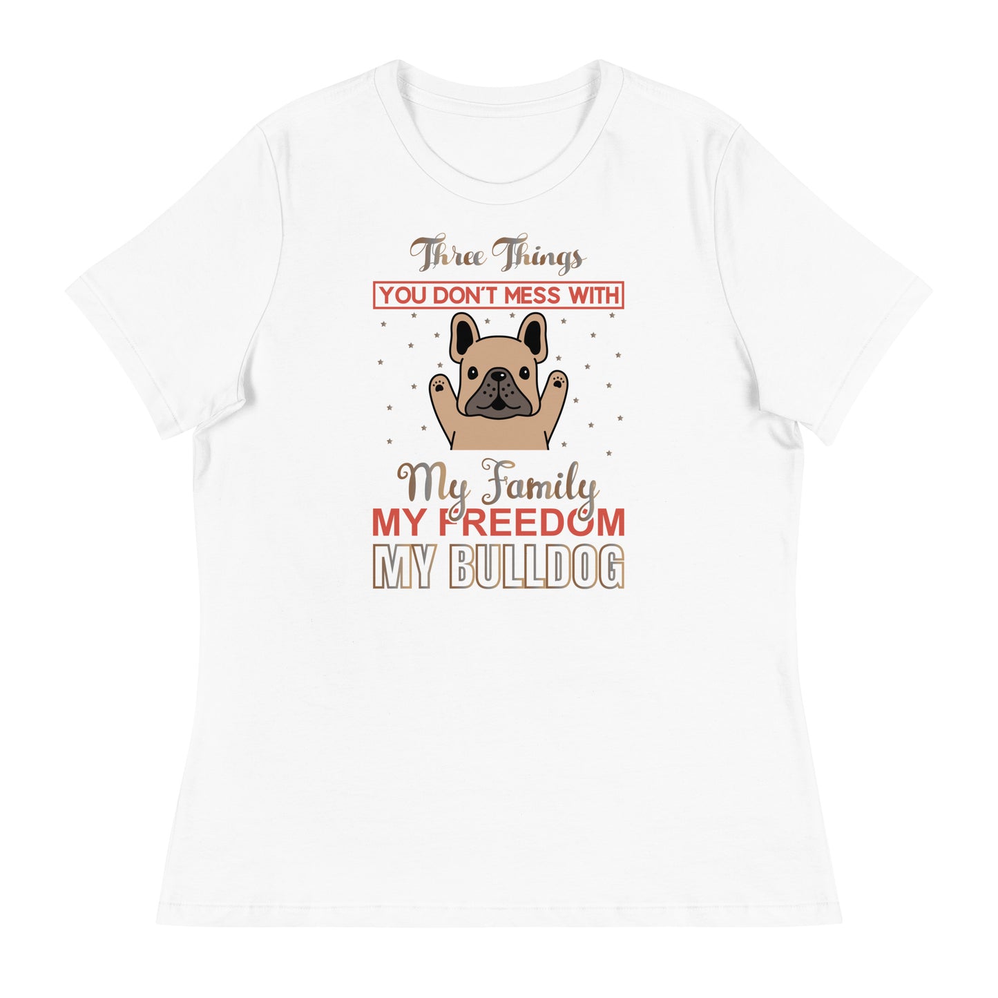 Дамска спокойна тениска MY BULLDOG