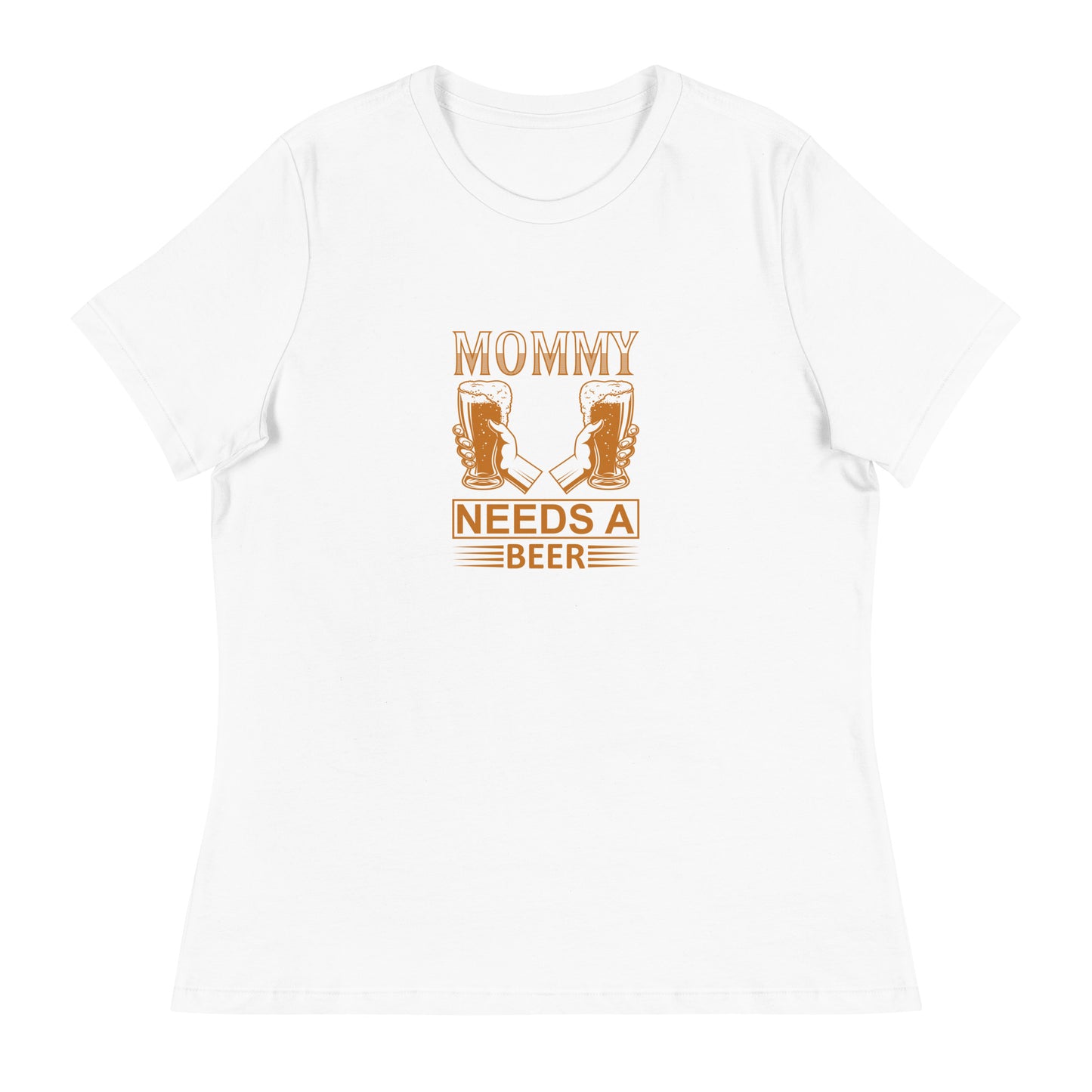 Дамска спокойна тениска MOMMY NEEDS A BEER