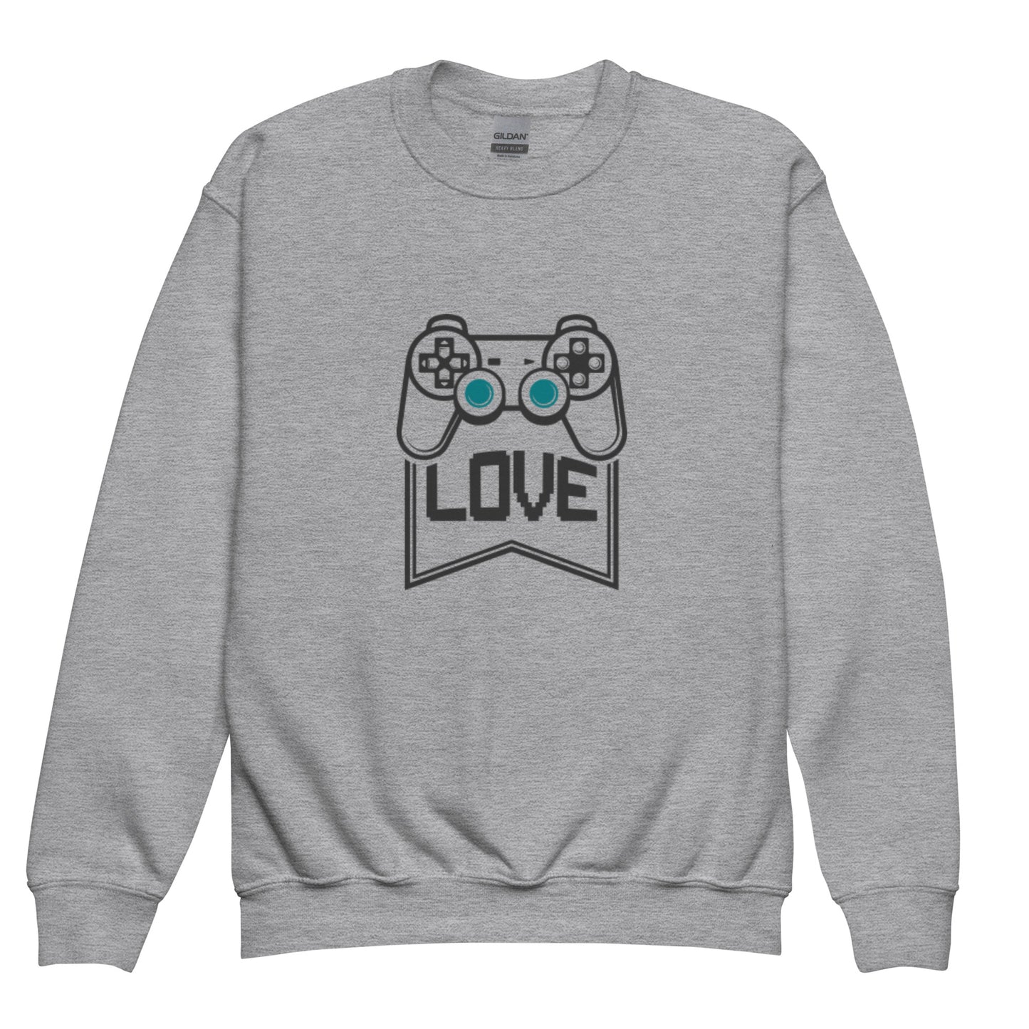 Sudadera juvenil cuello redondo LOVE GAME