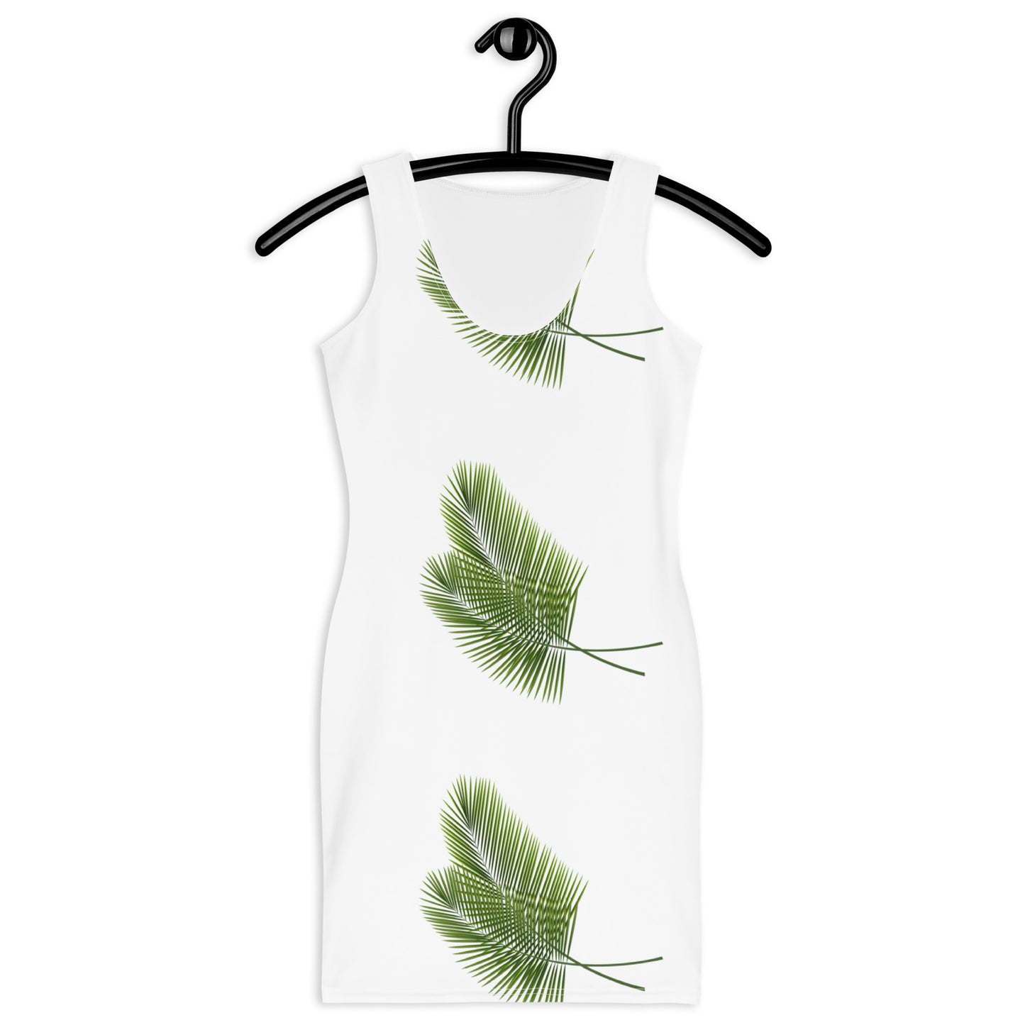 Bodycon dress PALM LEAVES